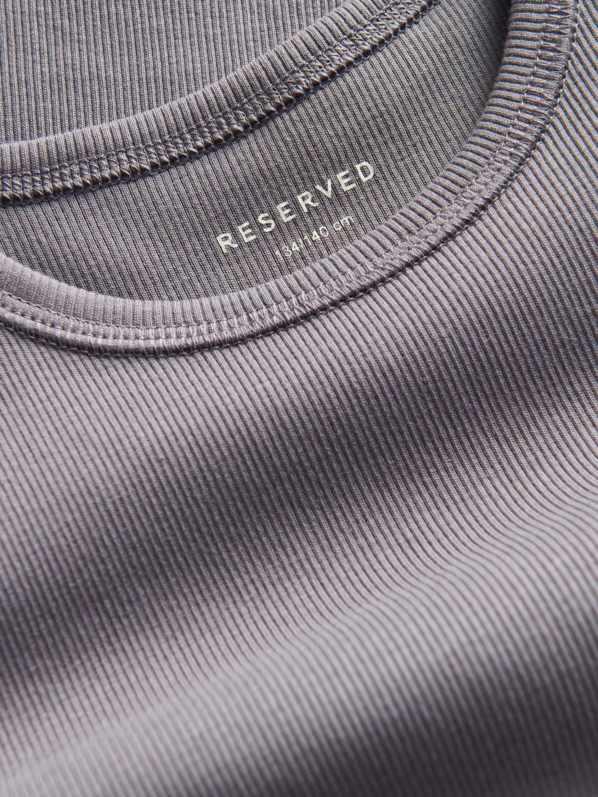 Purple Striped Knit T-Shirt, , large image number 1