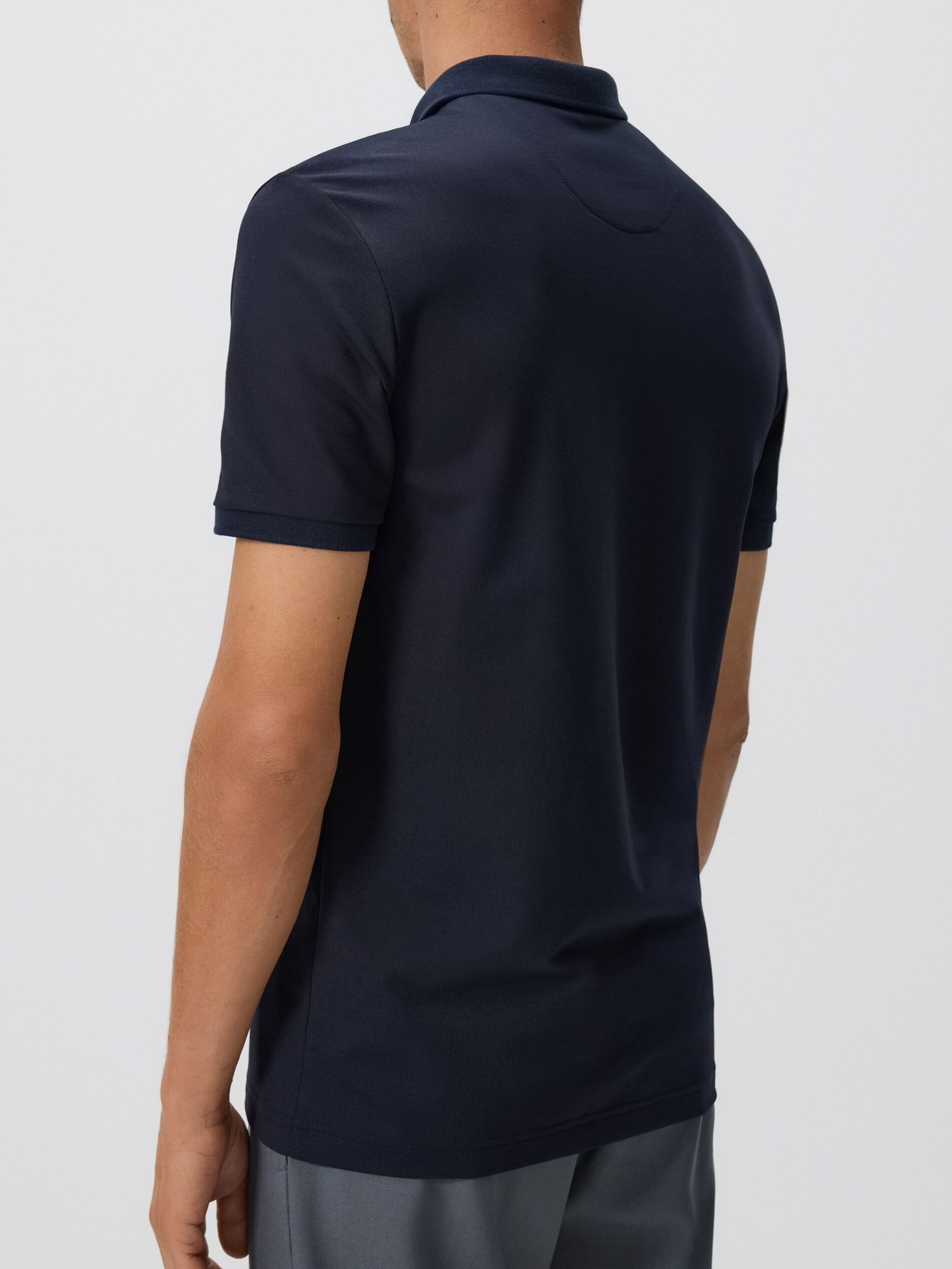 Navy Regular Fit Polo Shirt, Navy, large image number 3