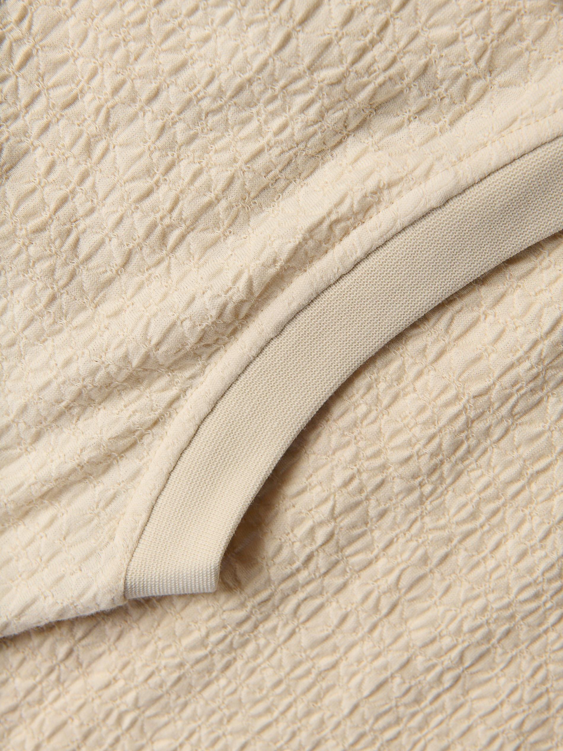 Black Plain Sweatshirt With Stand Up Collar, Brown, large image number 4