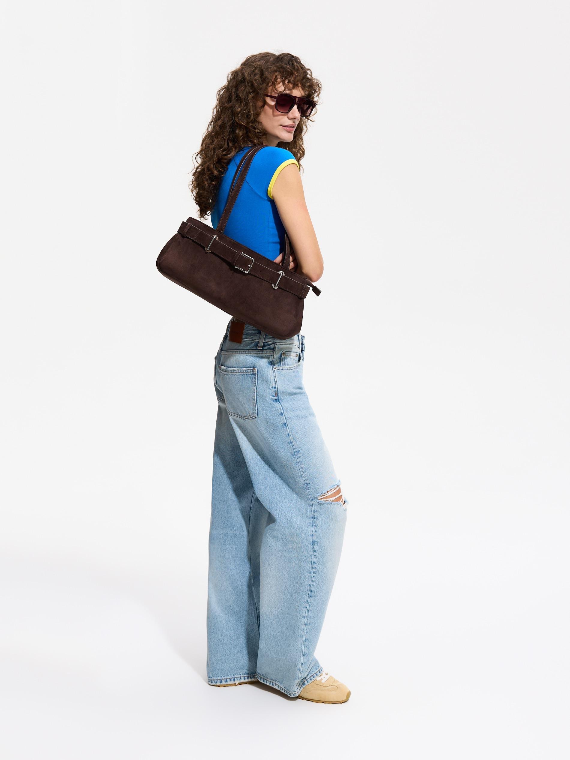 Blue Baggy Jeans, Blue, medium