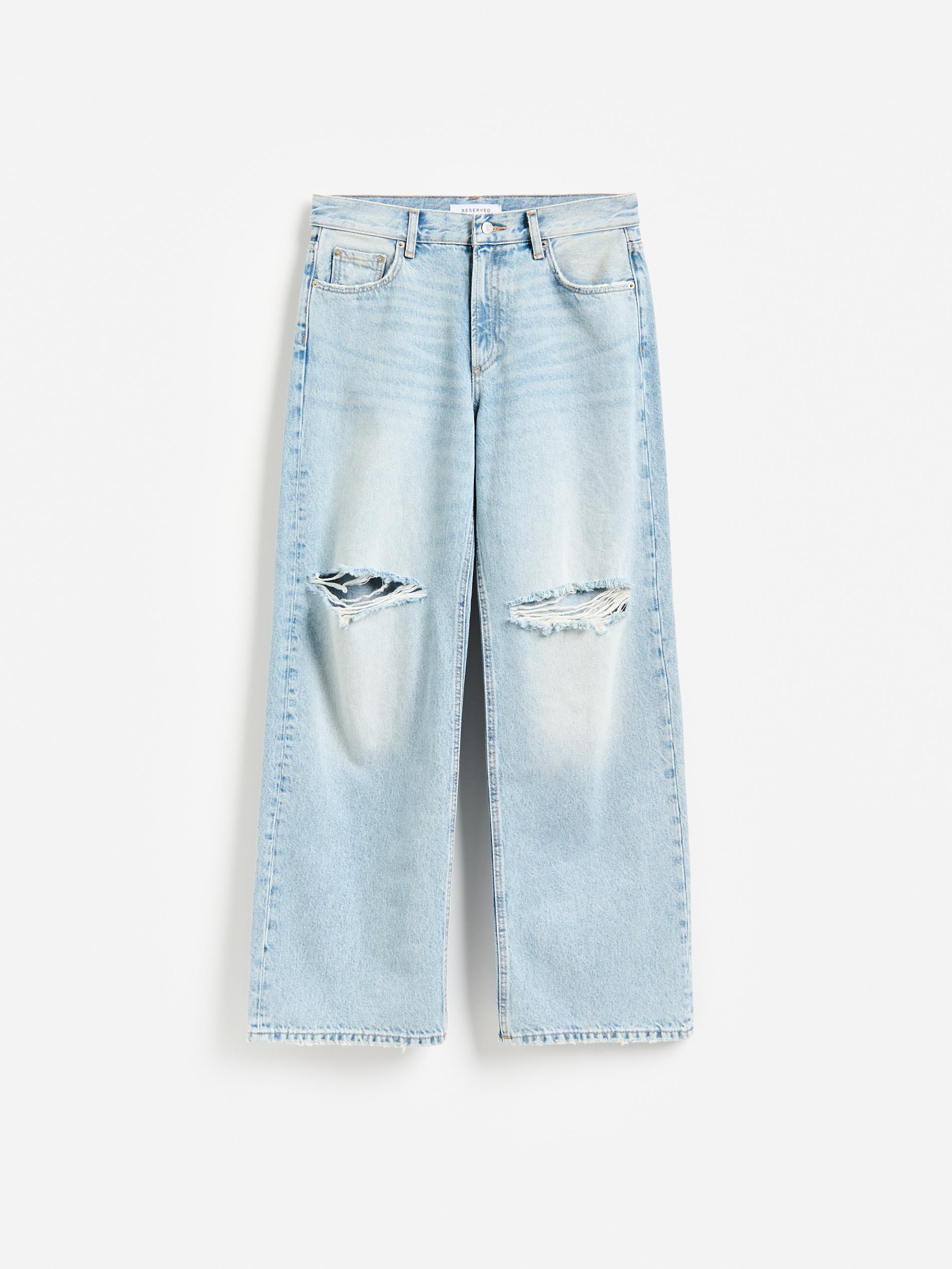Blue Baggy Jeans, Blue, large image number 5