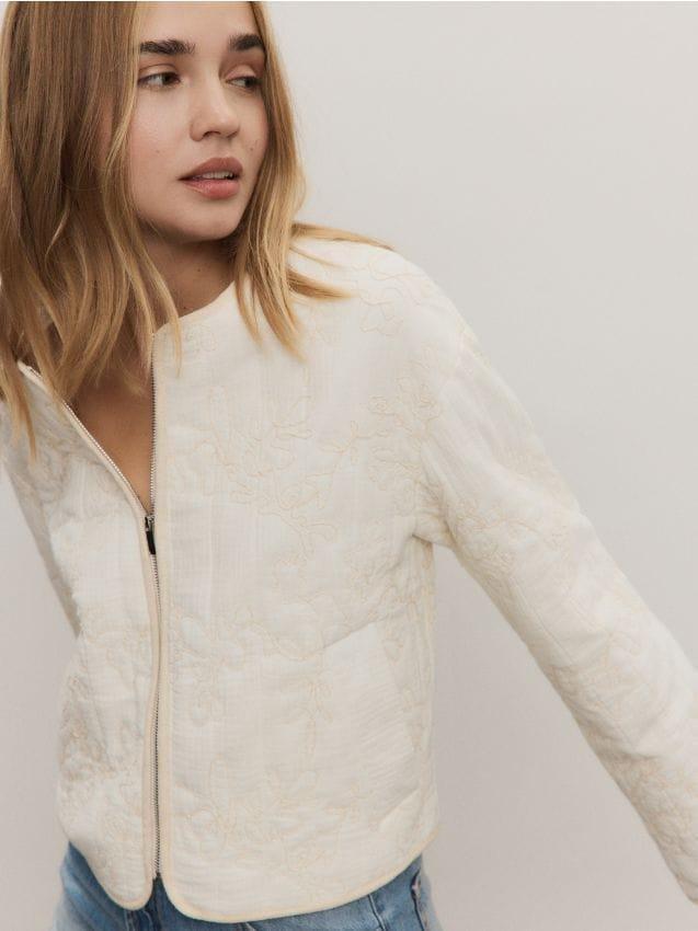 Beige Outer Jacket, , medium