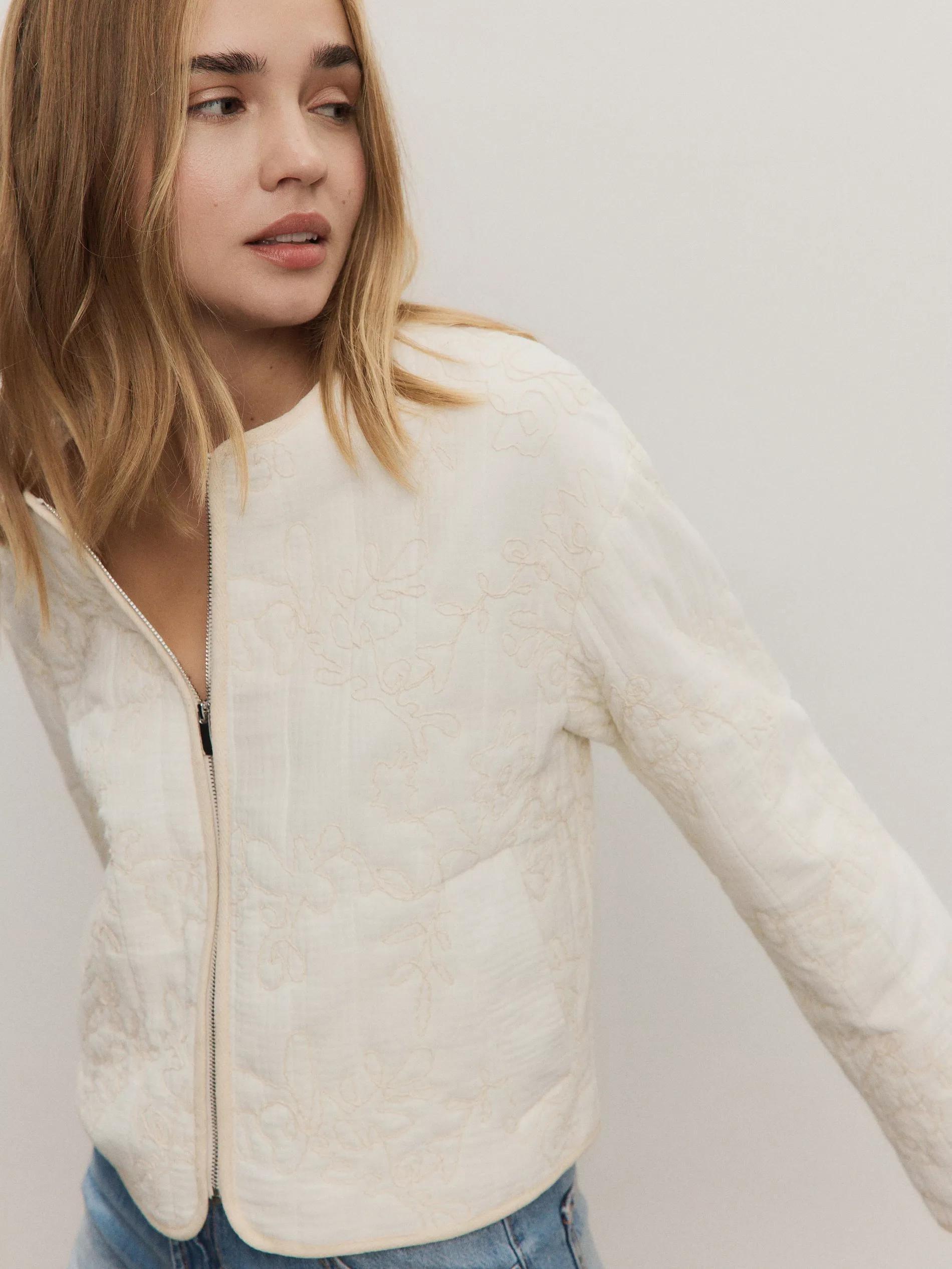 Beige Outer Jacket, , large image number 1
