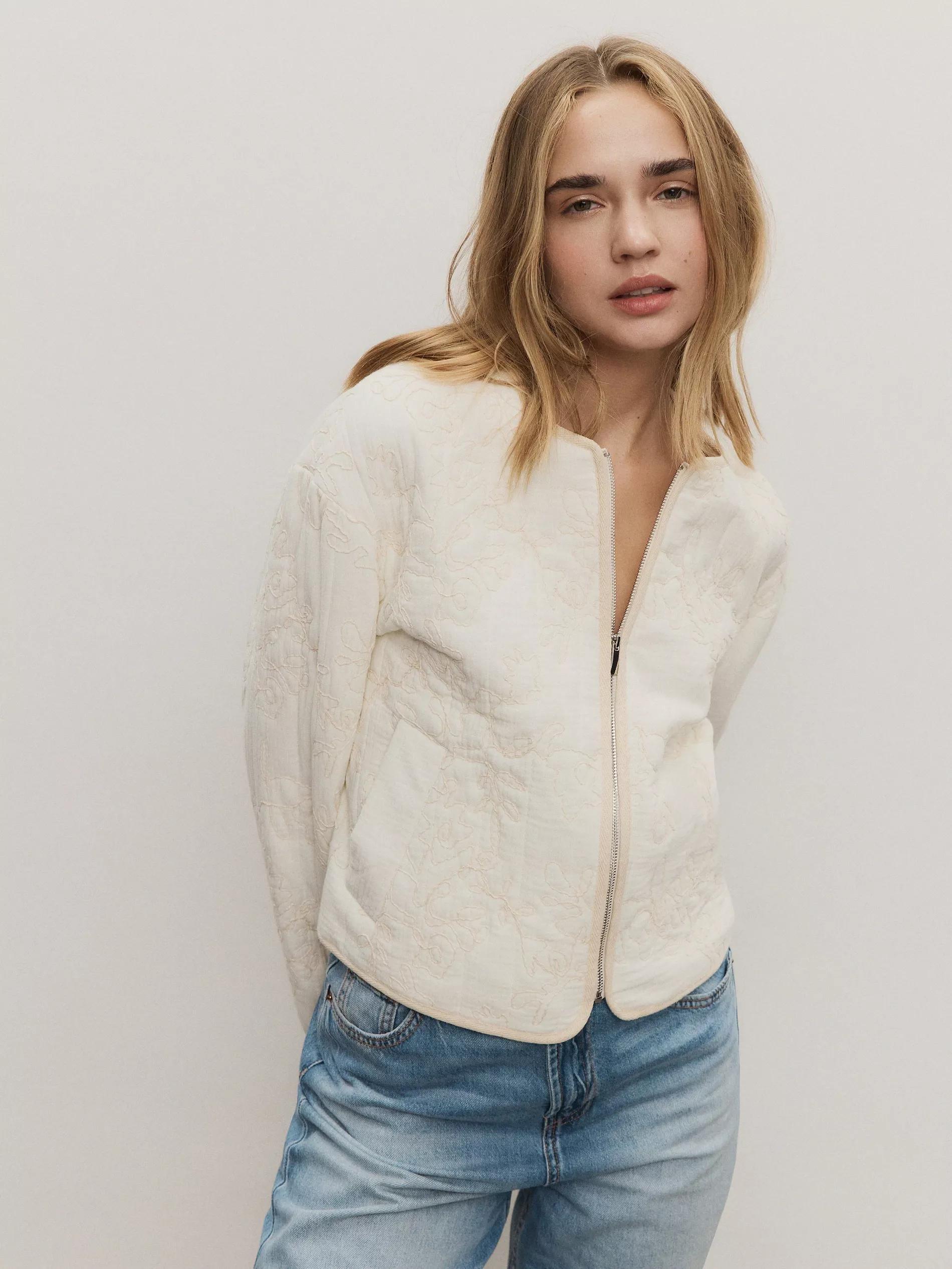 Beige Outer Jacket, , large image number 3