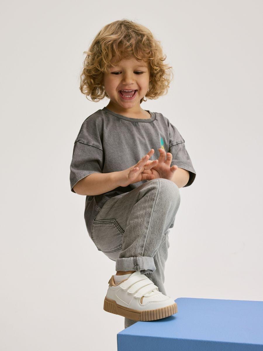 Grey Carrot Jeans, , large image number 1