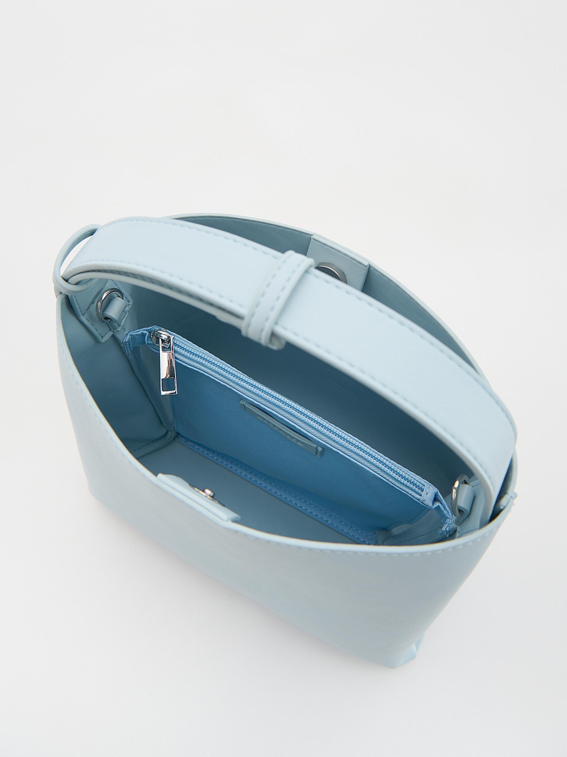 Blue Shopper Bag, Blue, large image number 3