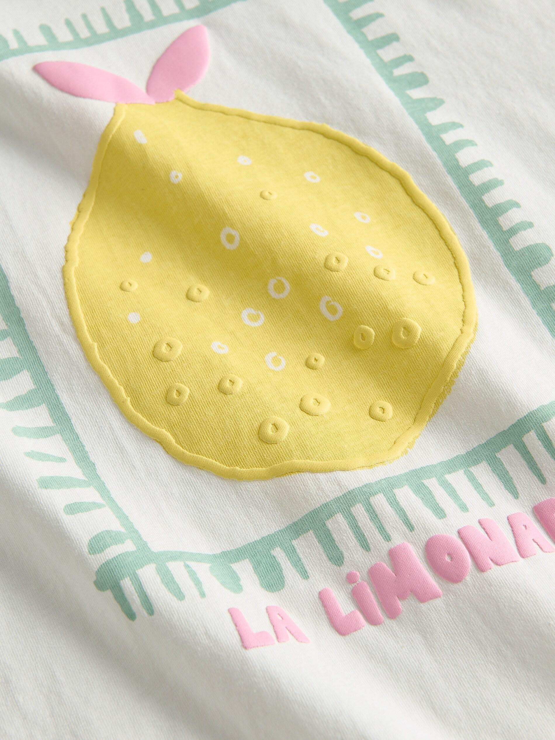 Cream Printed T-Shirt, , large image number 1