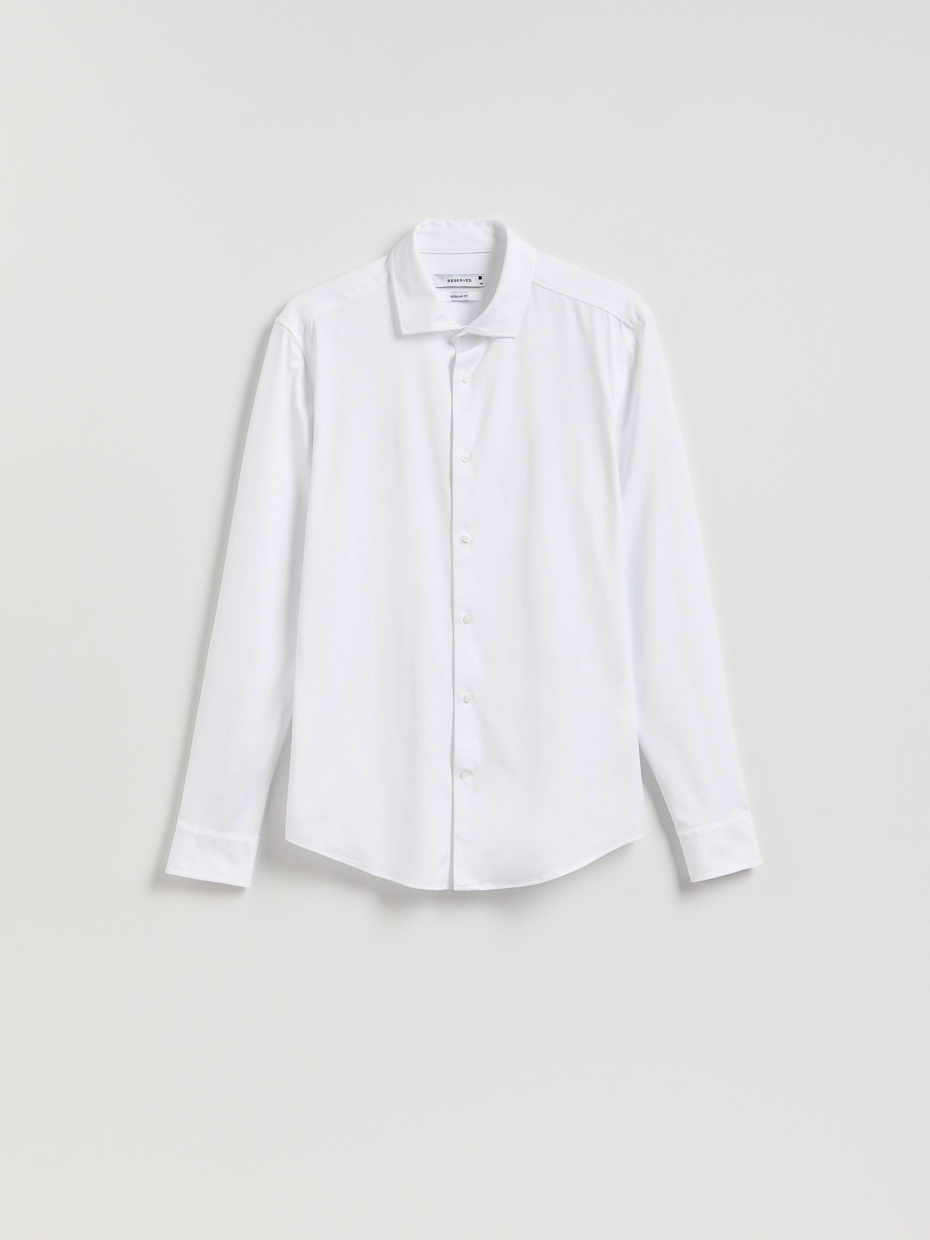 White Slim Fit Shirt, White, large image number 3