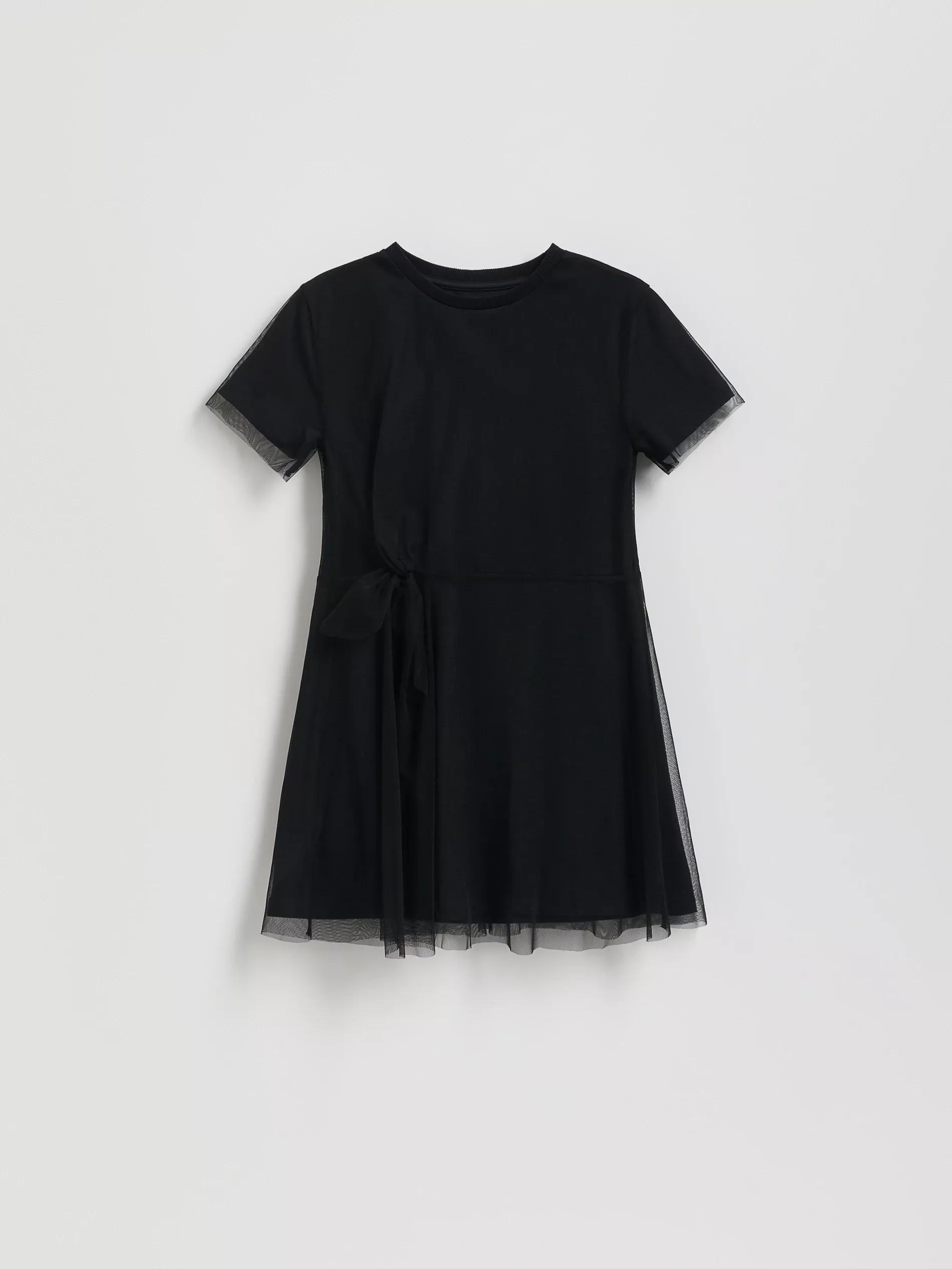 Black Tulle Dress, Black, large image number 2