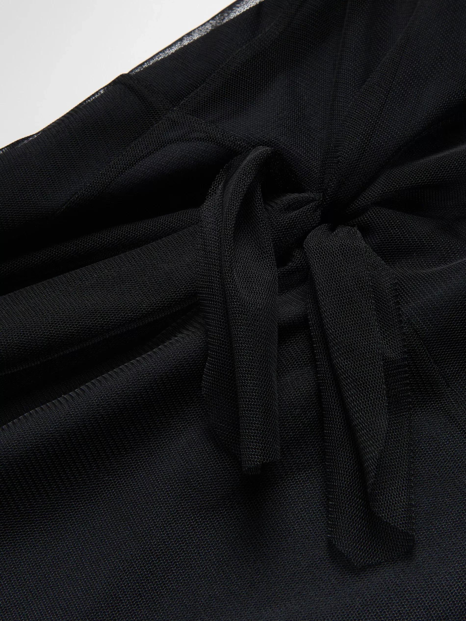 Black Tulle Dress, Black, large image number 3