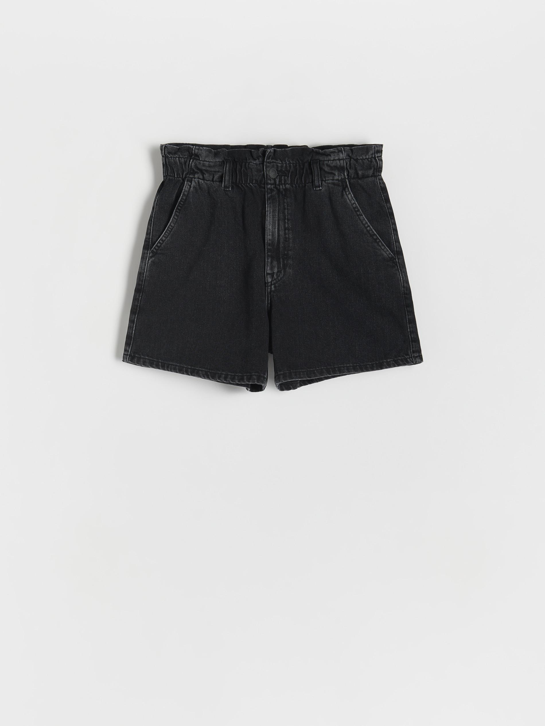 Reserved - Black High Waist Denim Shorts