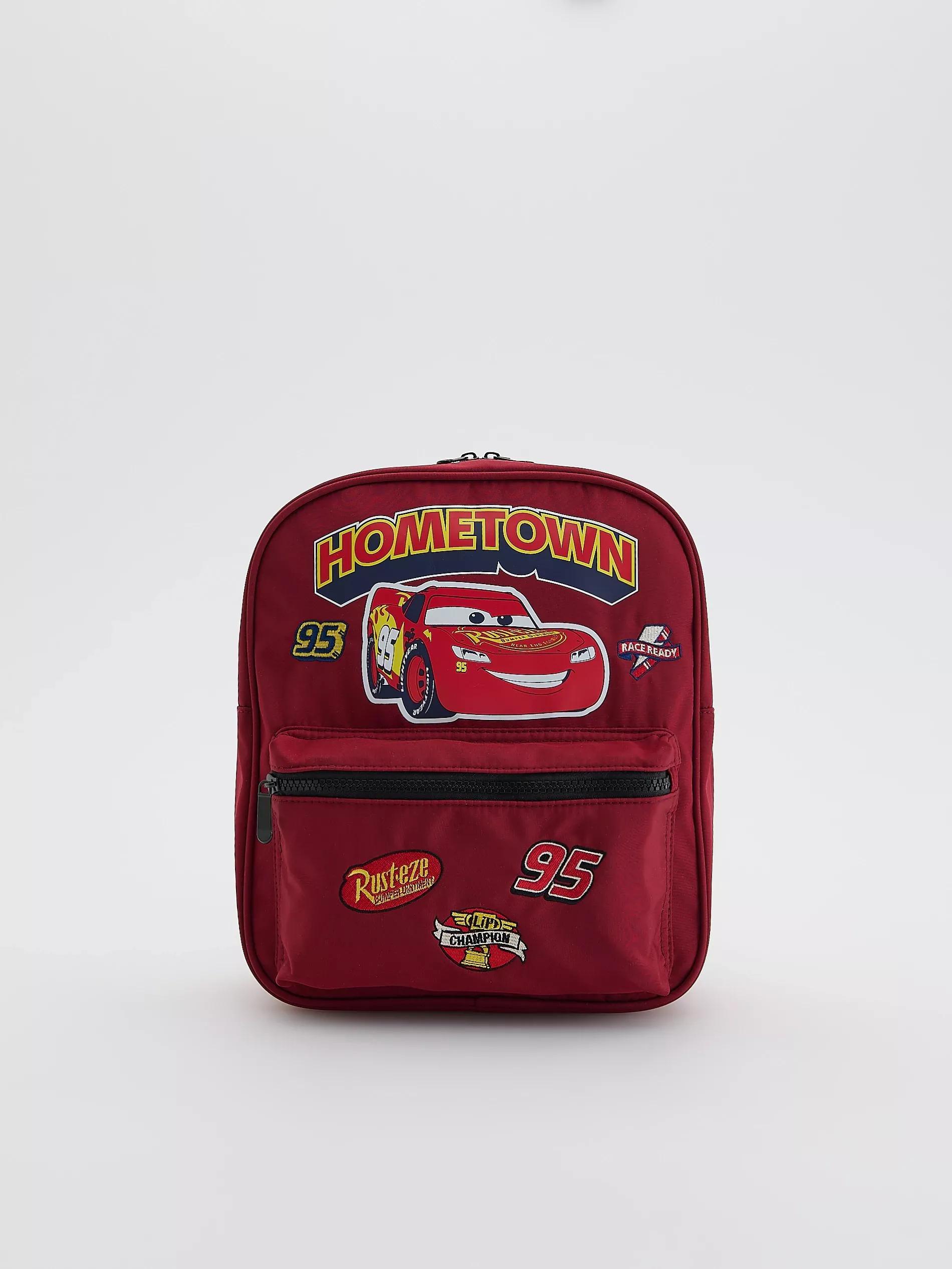 Maroon Cars Backpack, Burgundy, large image number 0