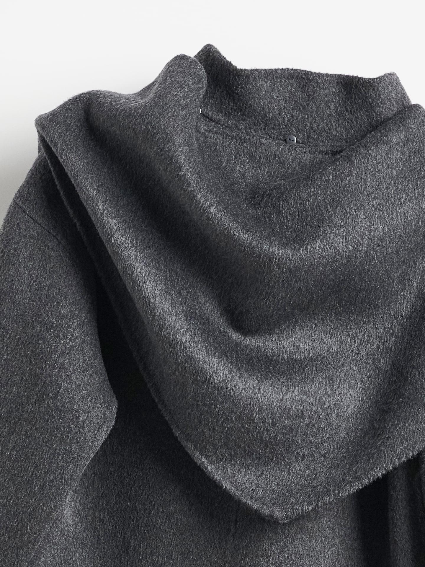 Grey Wool Rich Jacket, Grey, large image number 4