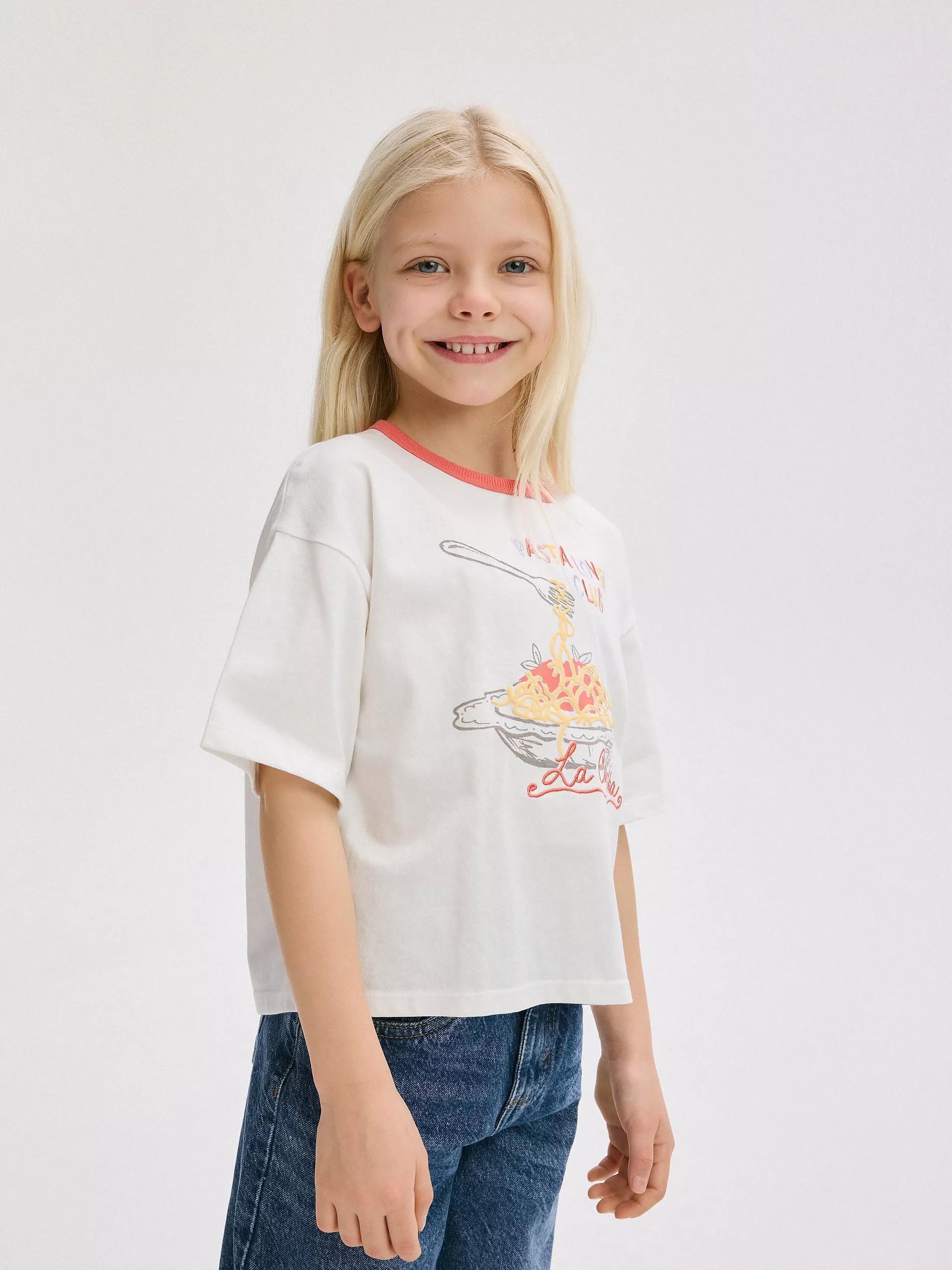 Pink T-Shirt With Applique, , large image number 3