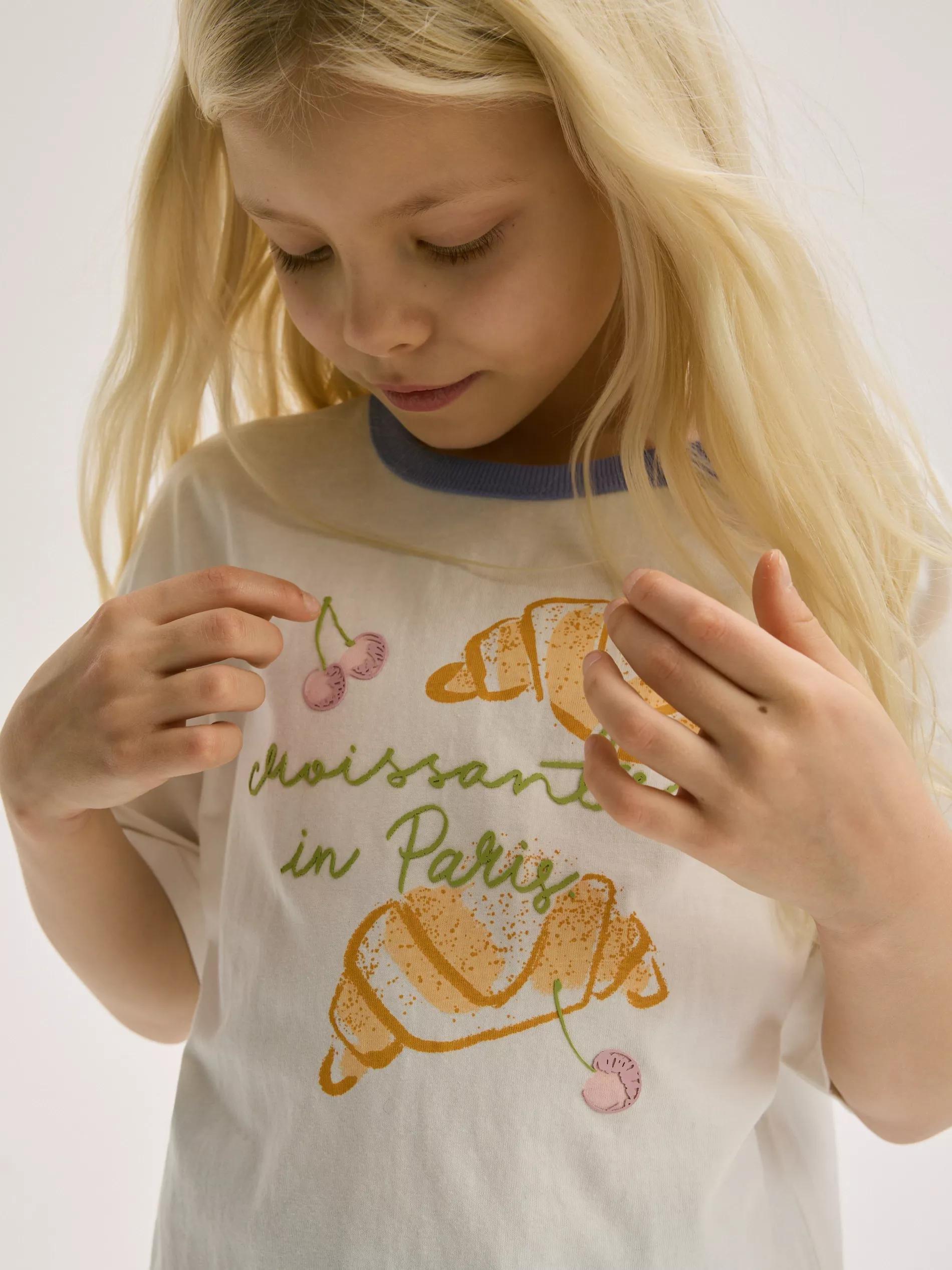 Multicolour T-Shirt With Applique, , medium