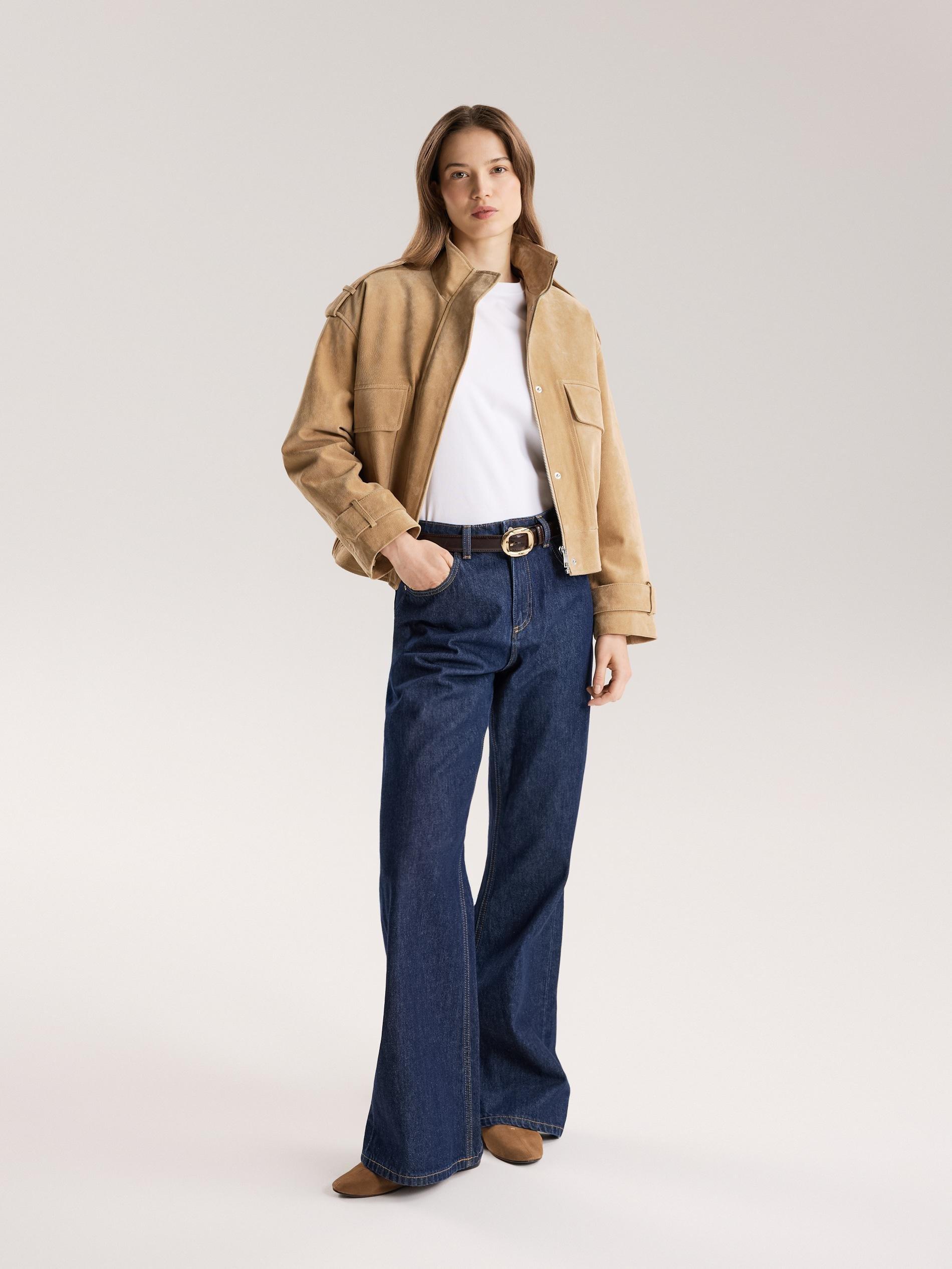 Blue Embroidered Cotton Shirt, Brown, large image number 3