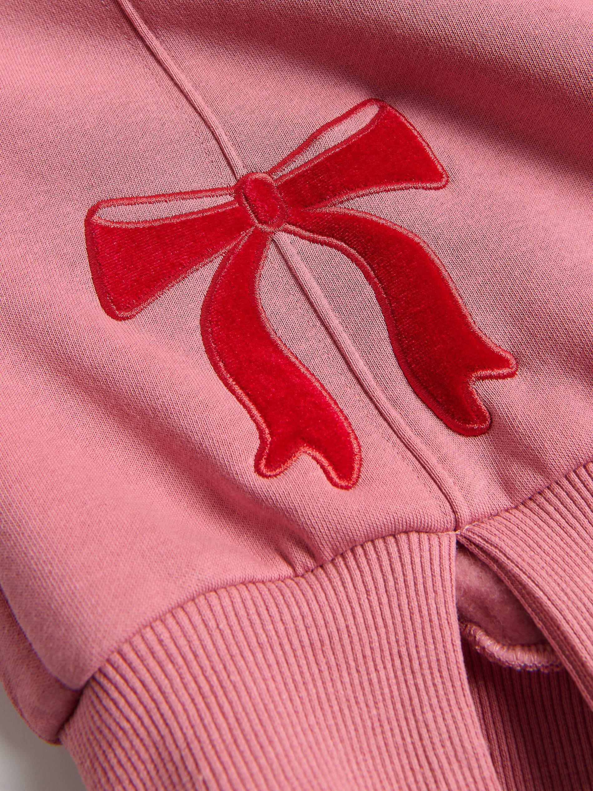 Pink Sweatshirt With Bows, Purple, large image number 3