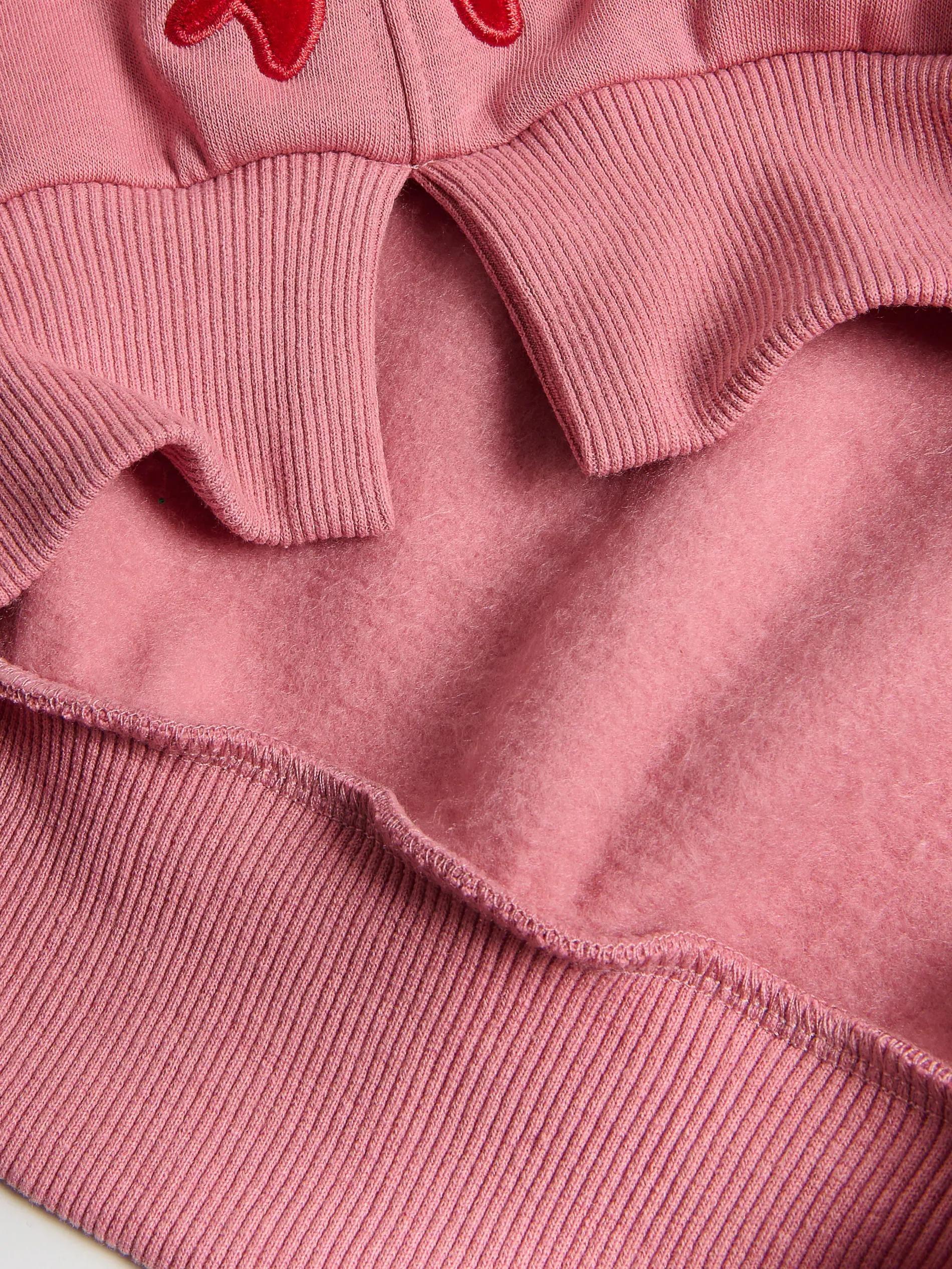 Pink Sweatshirt With Bows, Purple, large image number 4