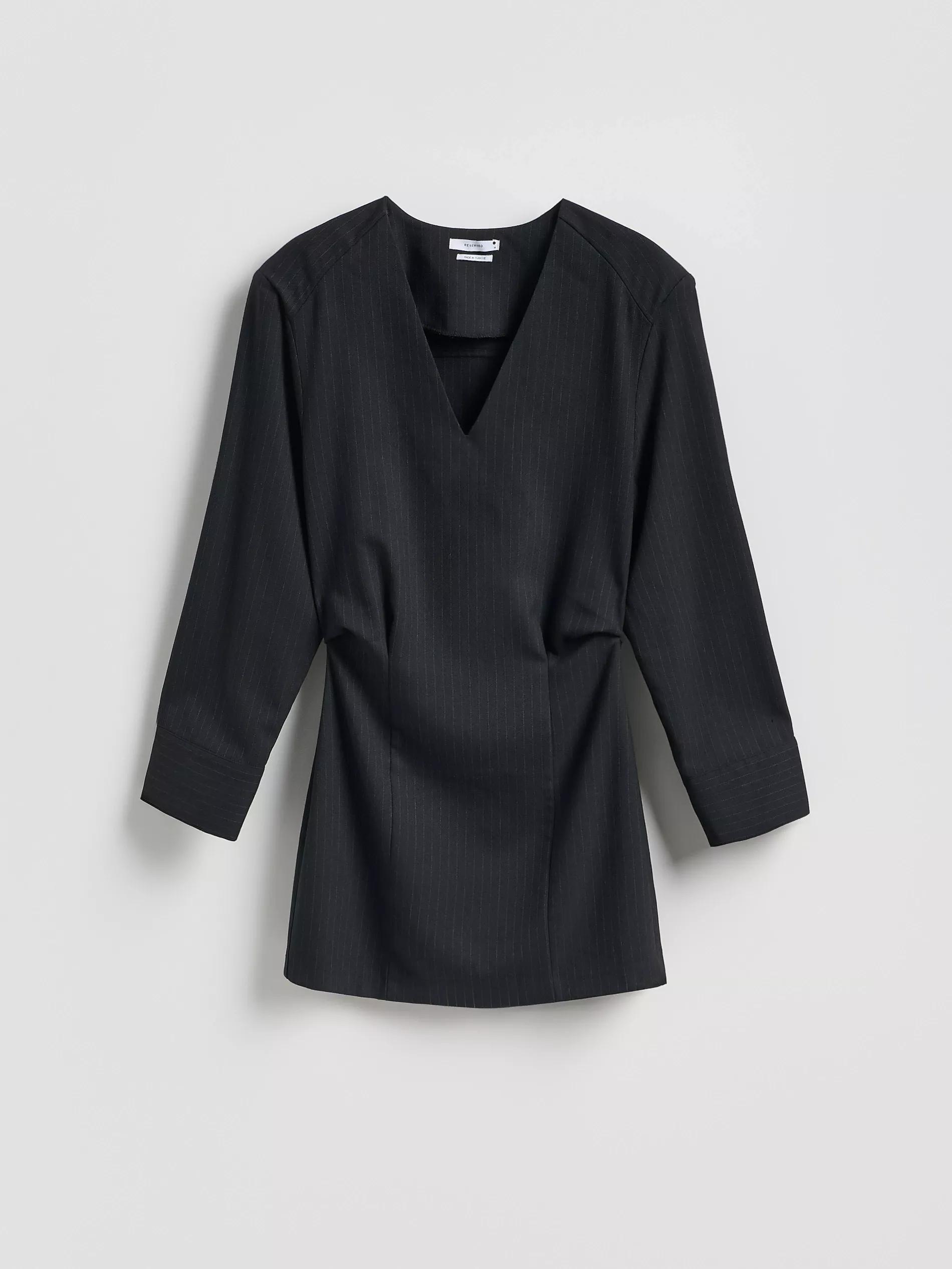 Multicolor Striped Mini Dress, Multicolor, large image number 4