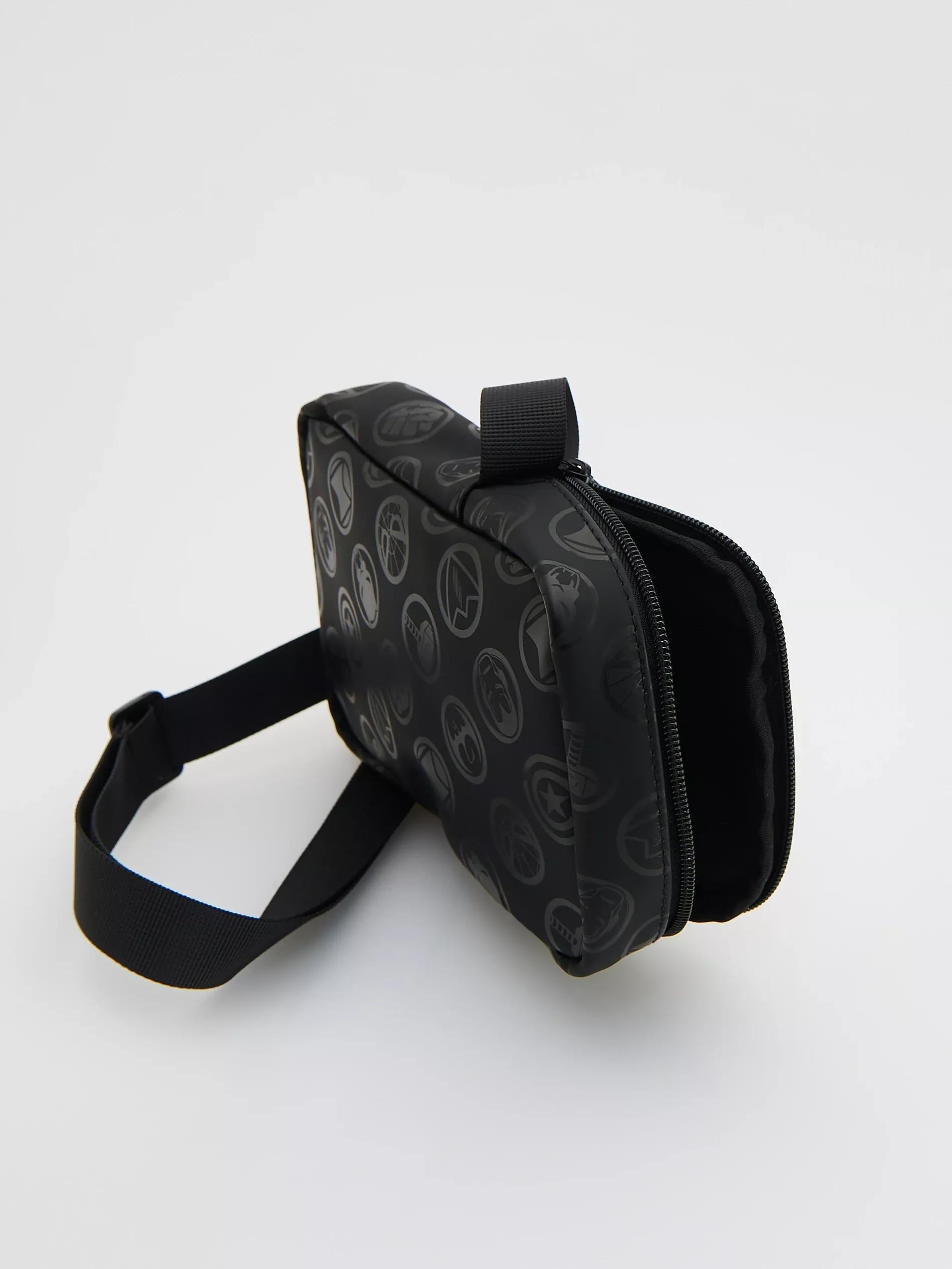 Black Marvel Bum Bag, Black, large image number 1