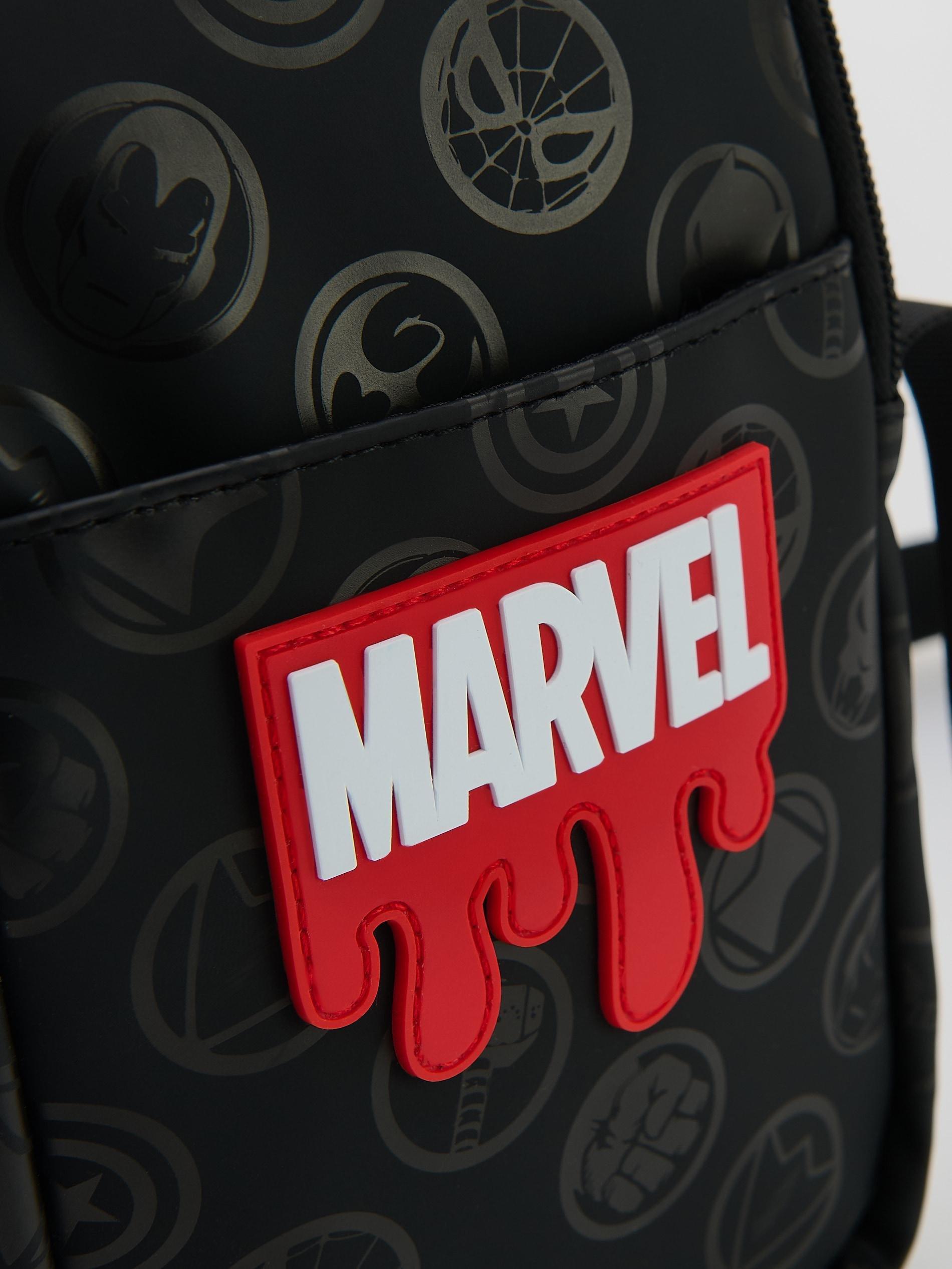 Black Marvel Bum Bag, Black, large image number 2