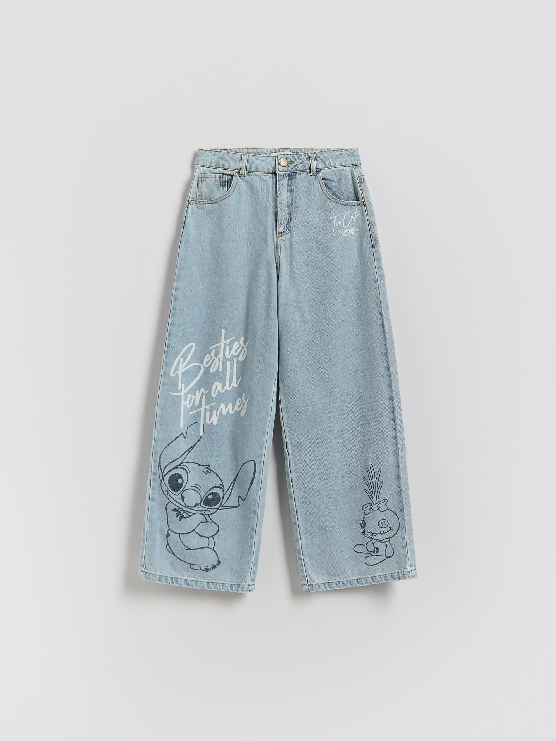 Blue Baggy Jeans, Blue, medium
