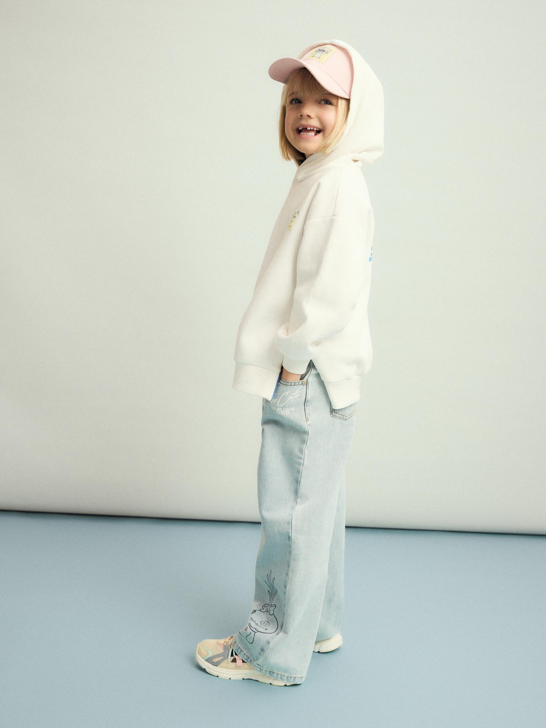 Blue Baggy Jeans, Blue, large image number 5