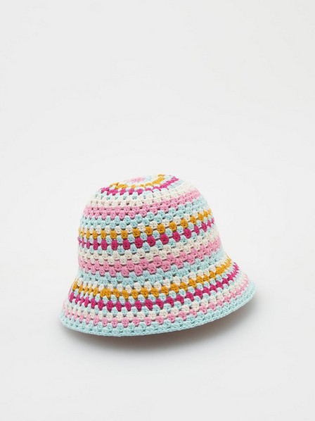Reserved - Multicolour Woven Hat, Unisex Kids