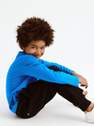 Reserved - Blue Long Sleeve T-Shirt With Print, Kids Boys