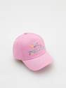 Reserved - Pink Printed Cap, Unisex Kids