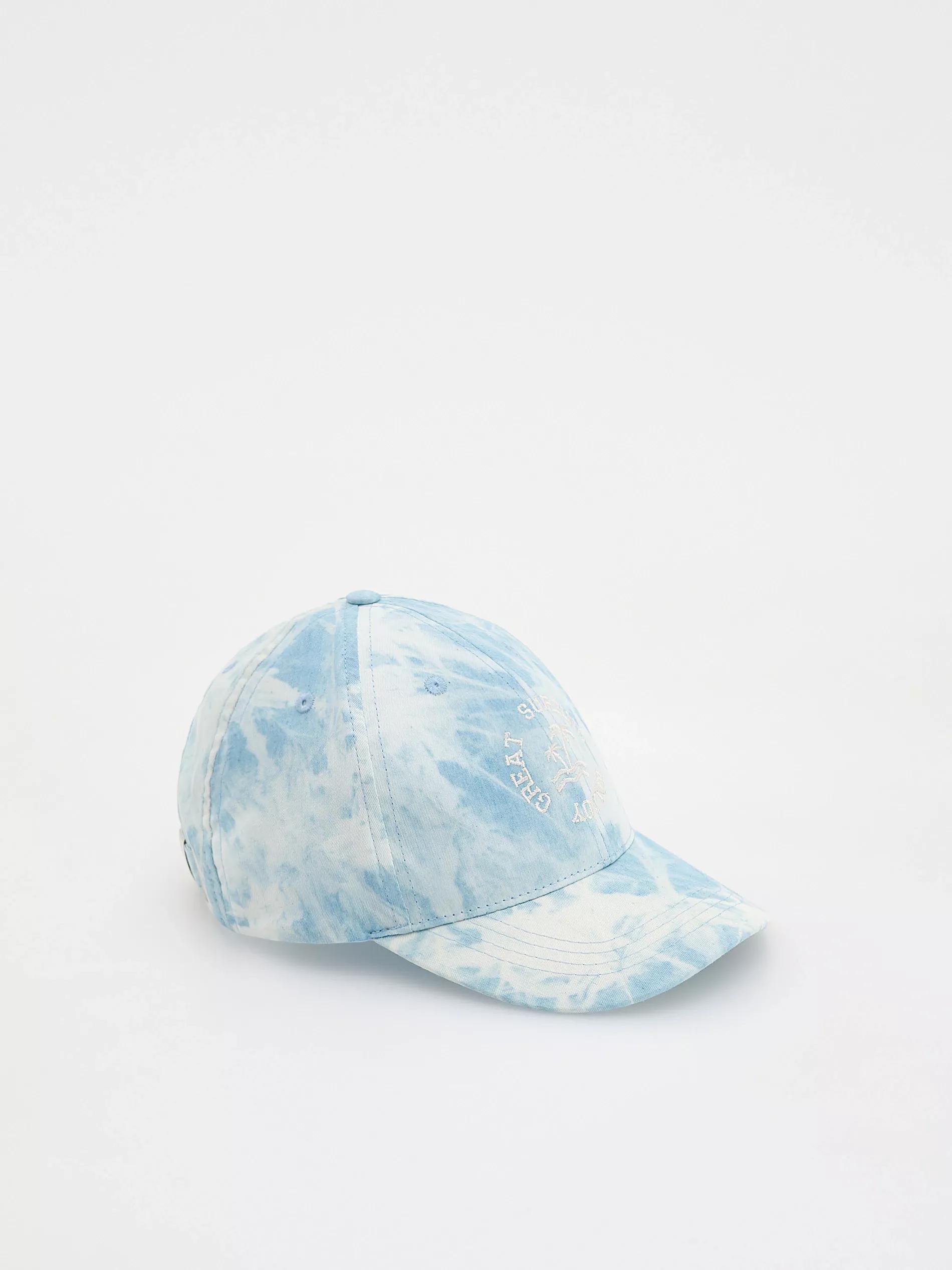 Blue Cotton Baseball Cap, Blue, large image number 0
