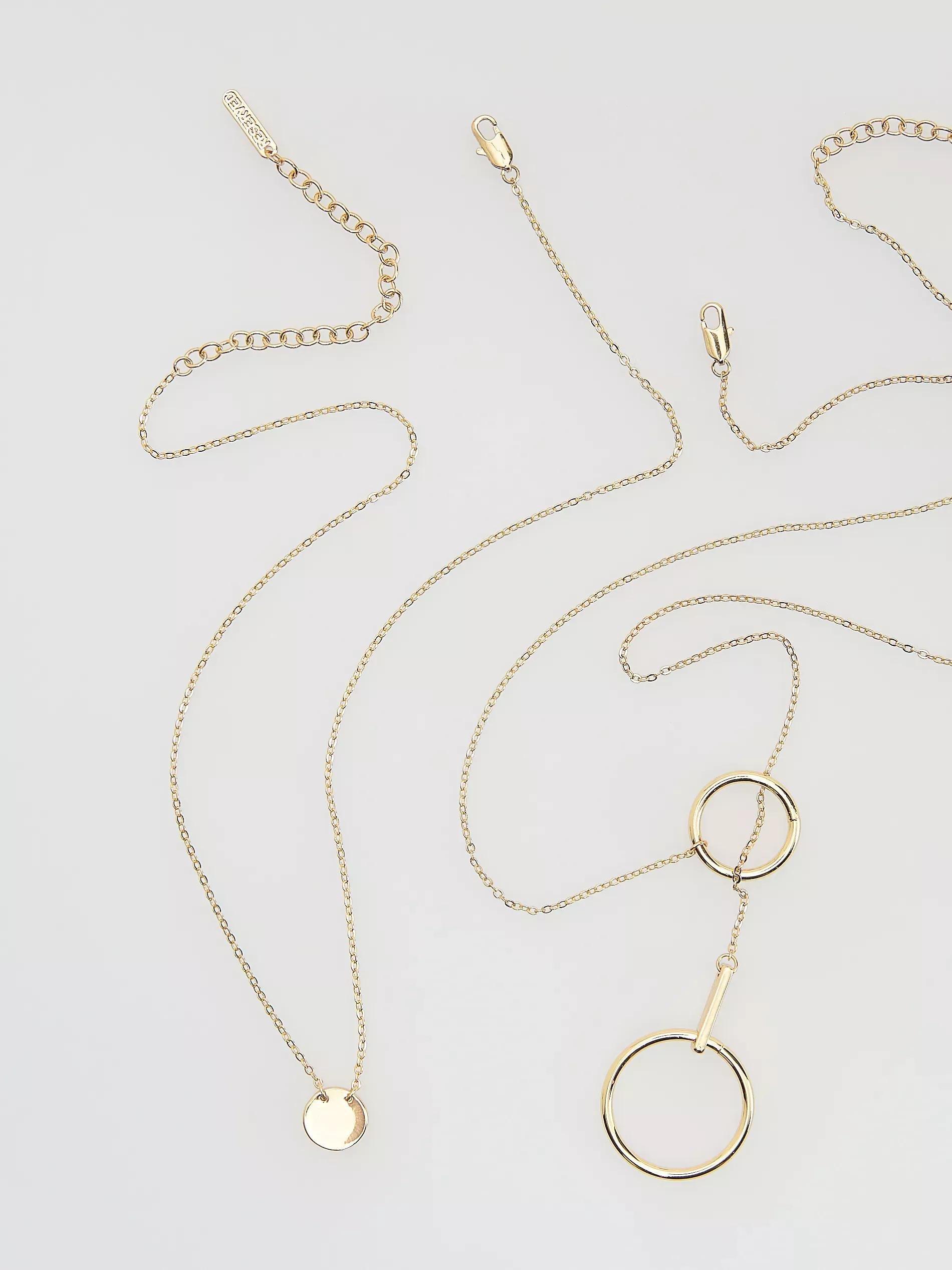 Gold Necklace, Golden, large image number 1