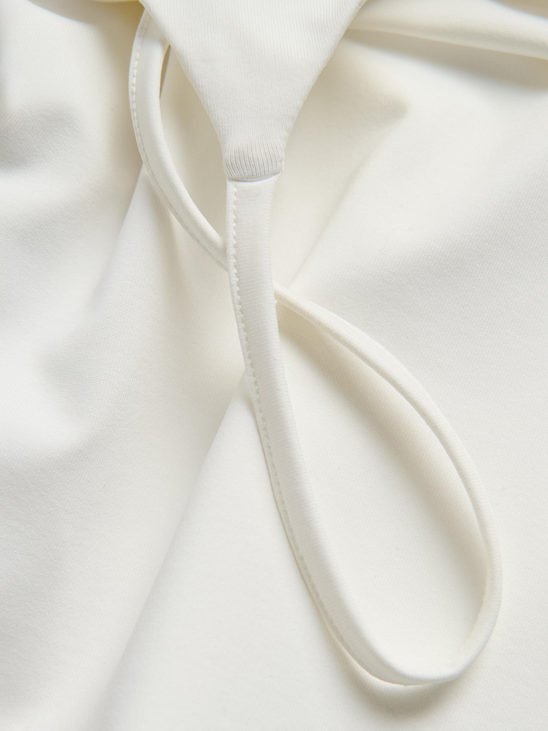 Navy Slim Fit Suit Trousers, White, large image number 5