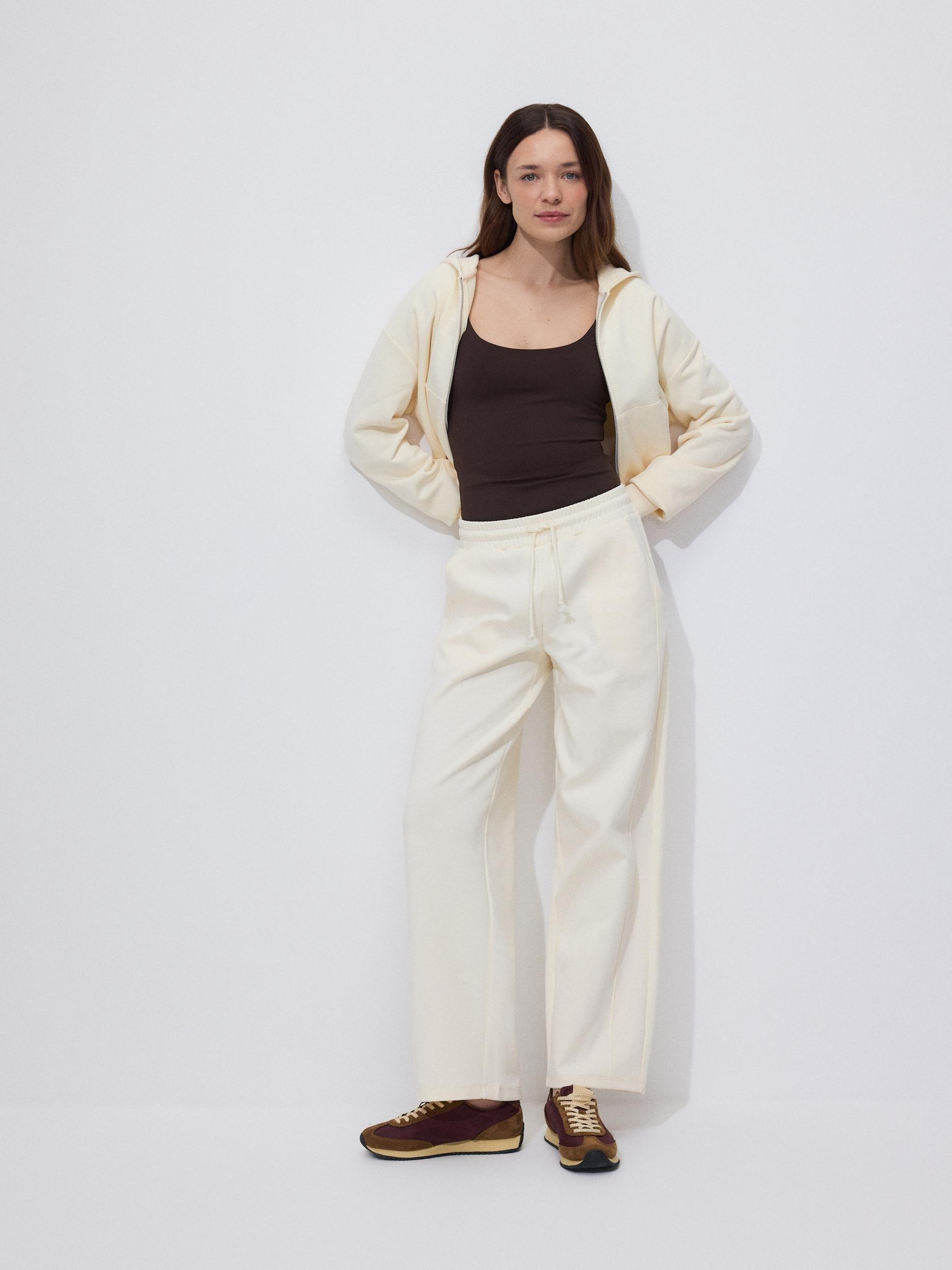 Brown Plain Spaghetti Strap Top, Brown, large image number 3