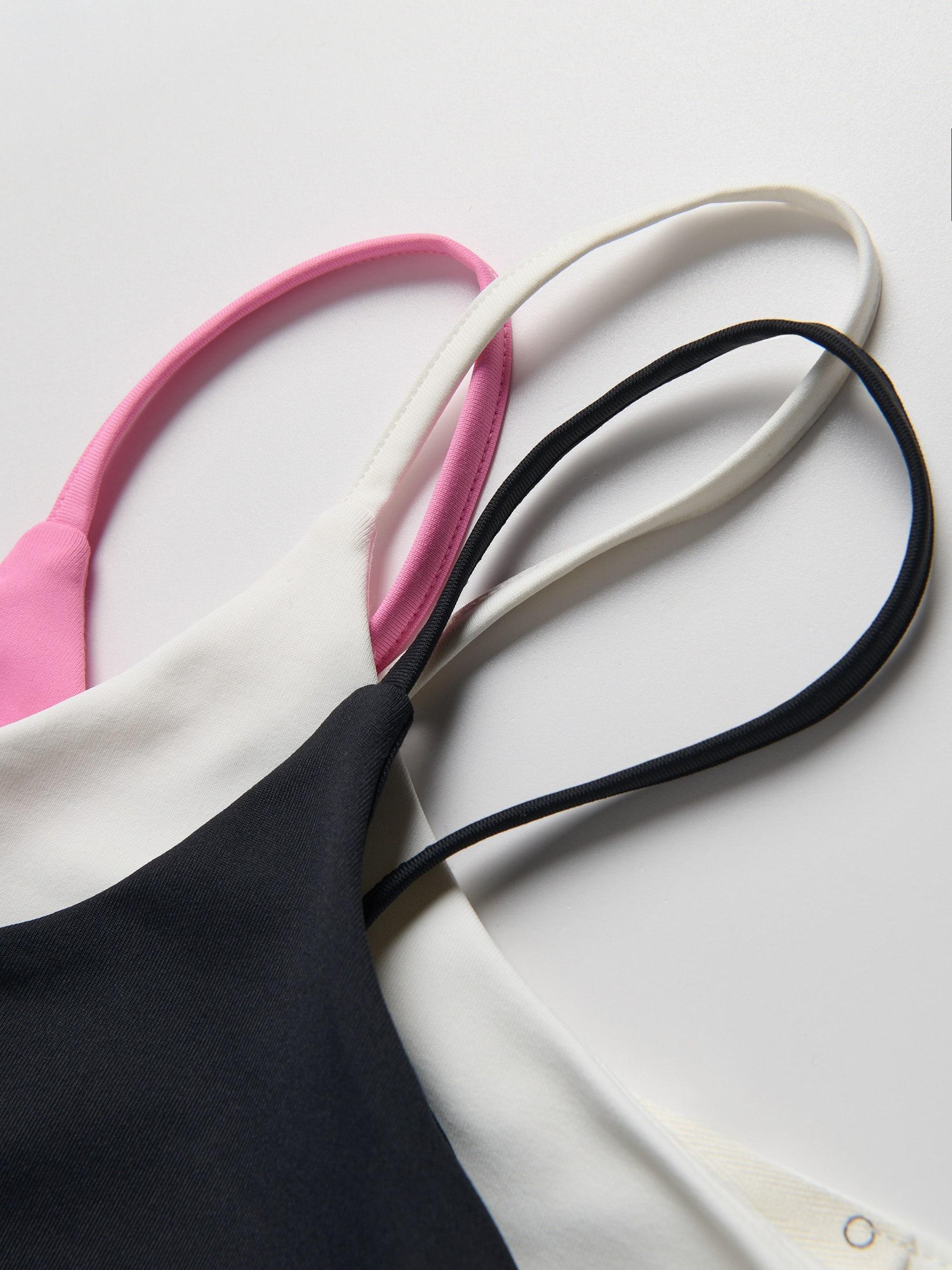Black Plain Spaghetti Strap Top, Black, large image number 10