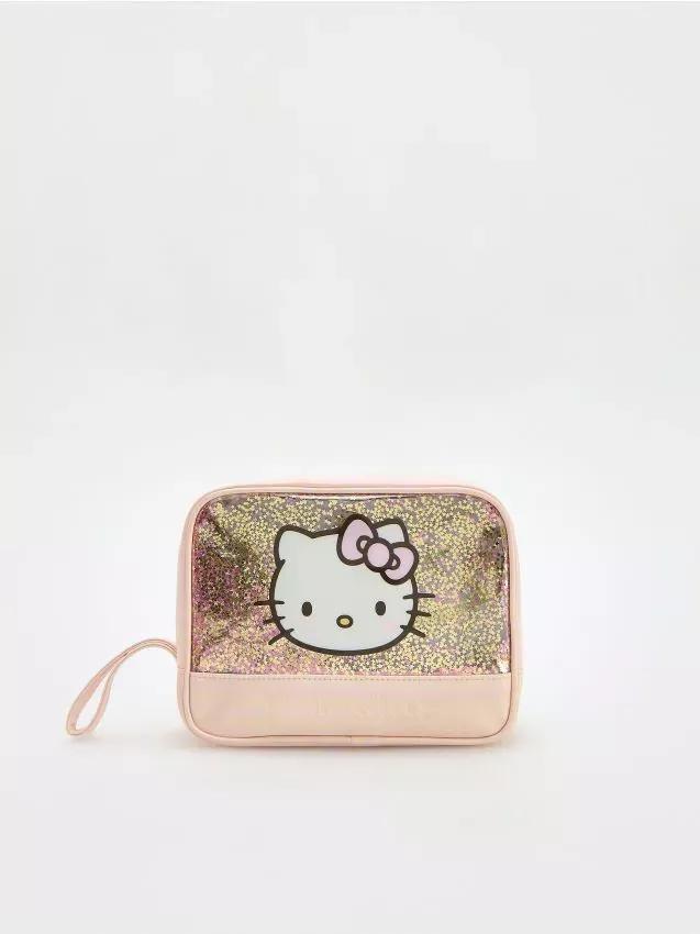 CREAM Hello Kitty wash bag, Ivory, large image number 0