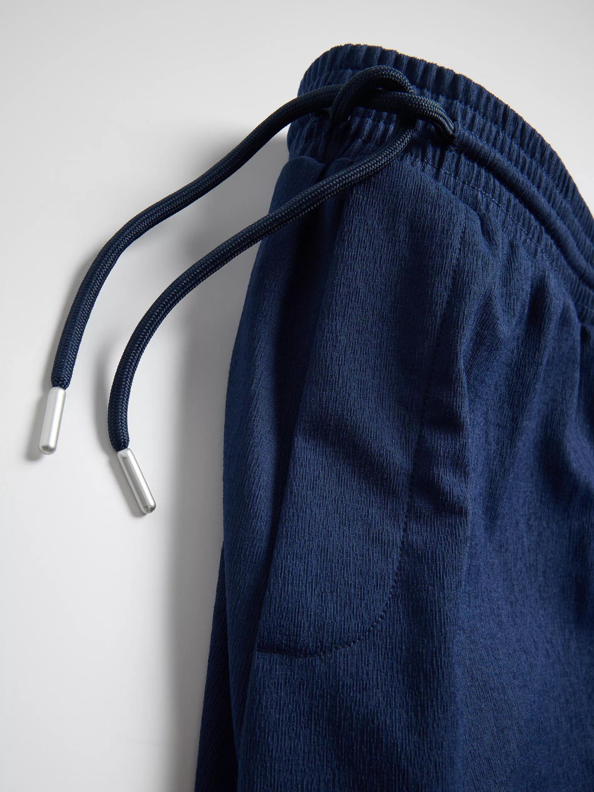 BLUE Comfort shorts with tie, , large image number 5