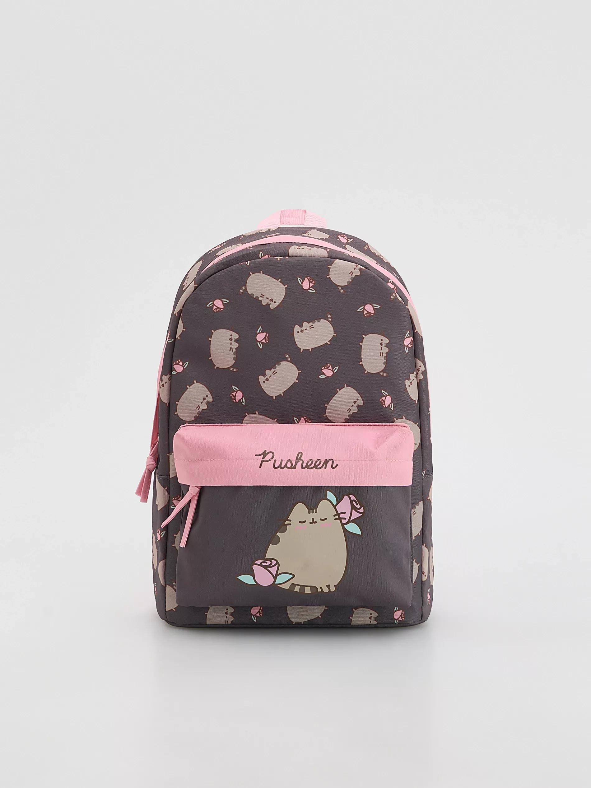 DARK GREY Pusheen backpack, Grey, large image number 1