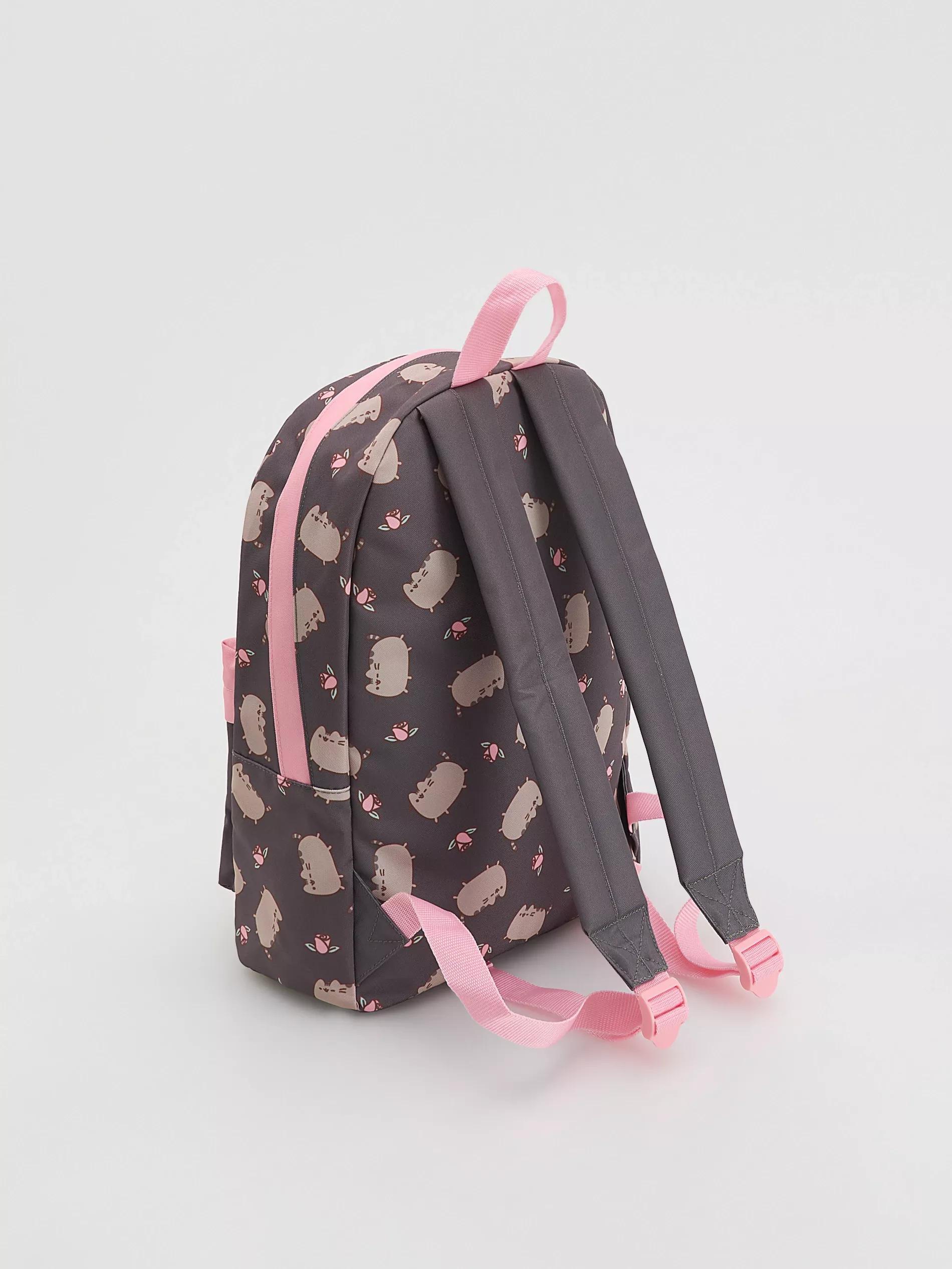 DARK GREY Pusheen backpack, Grey, large image number 2