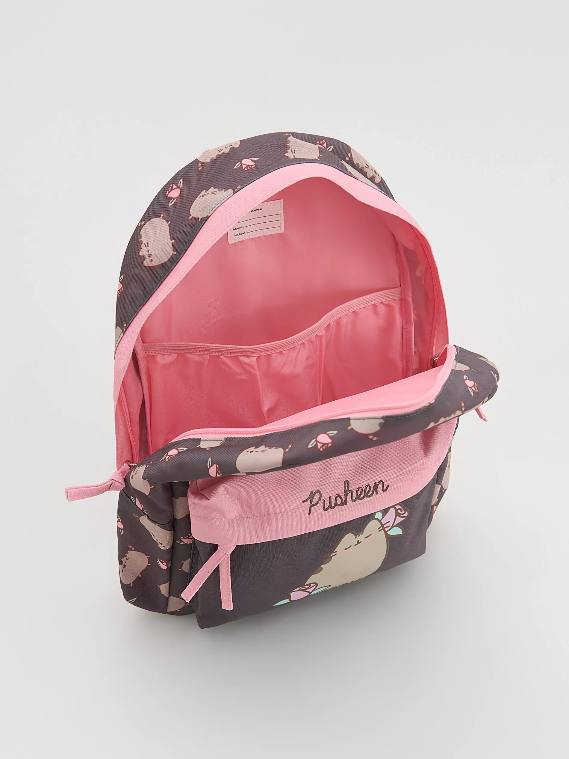 DARK GREY Pusheen backpack, Grey, large image number 3