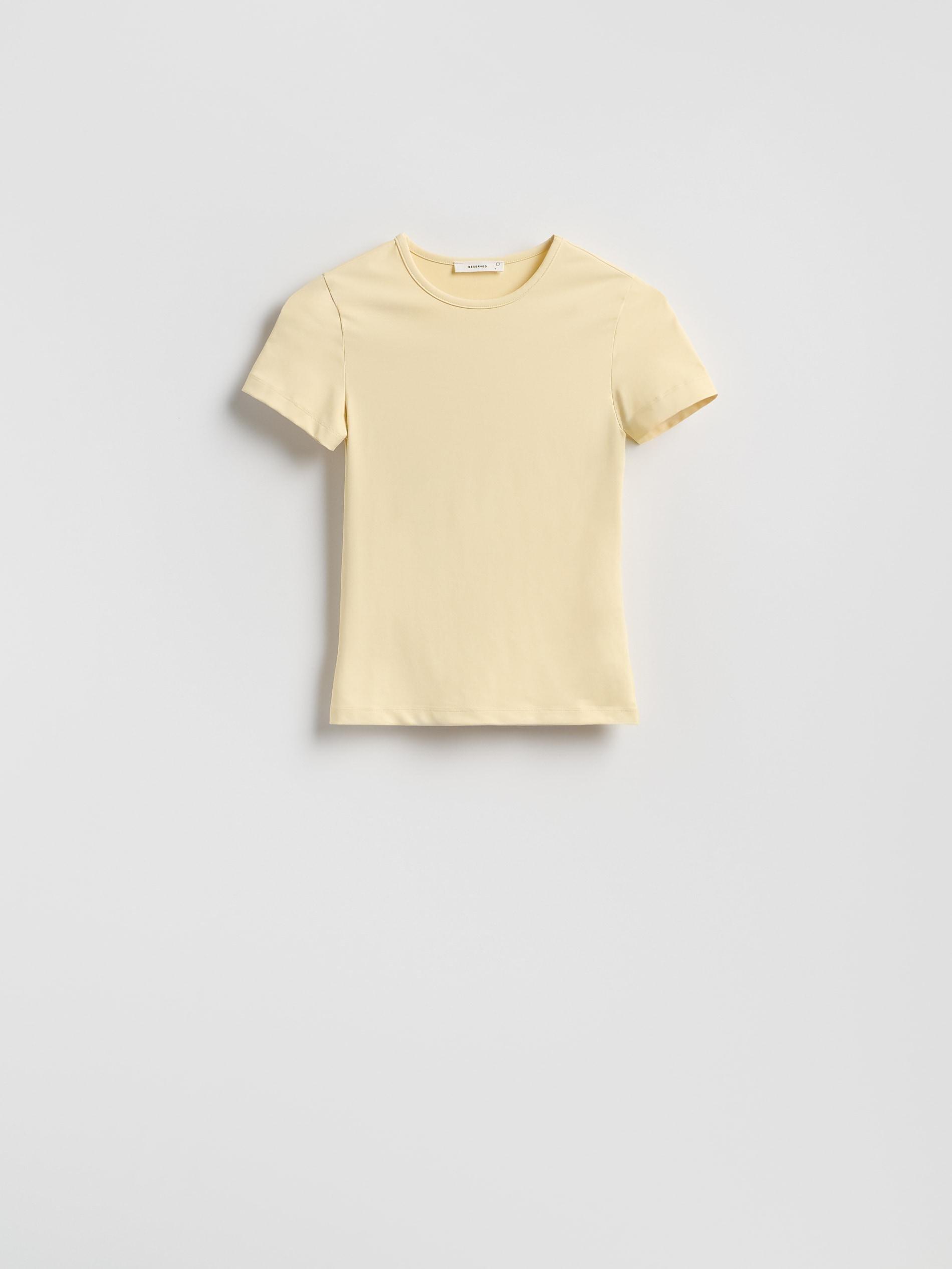 Yellow Plain T-Shirt, Yellow, large image number 3