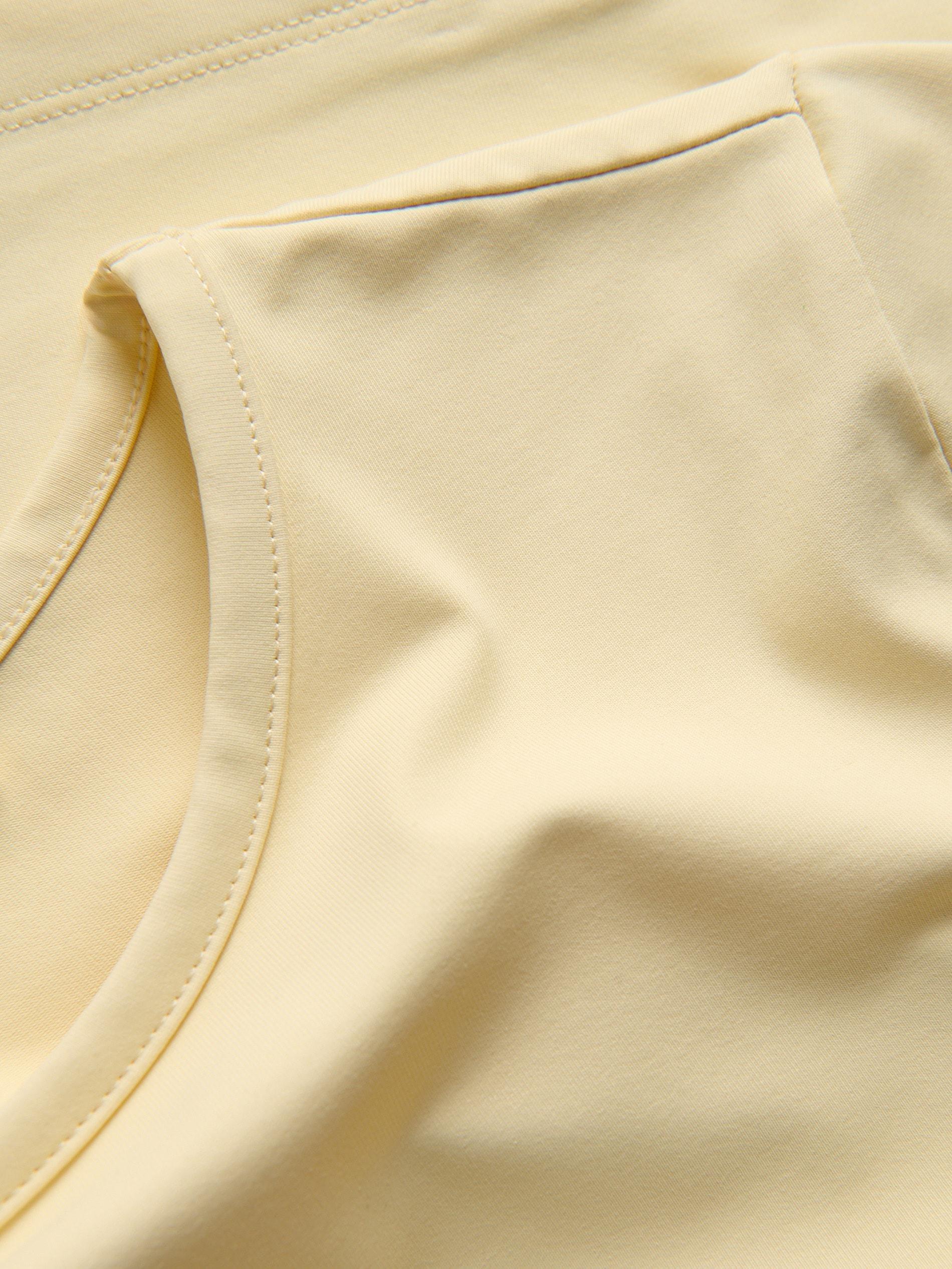 Yellow Plain T-Shirt, Yellow, large image number 4