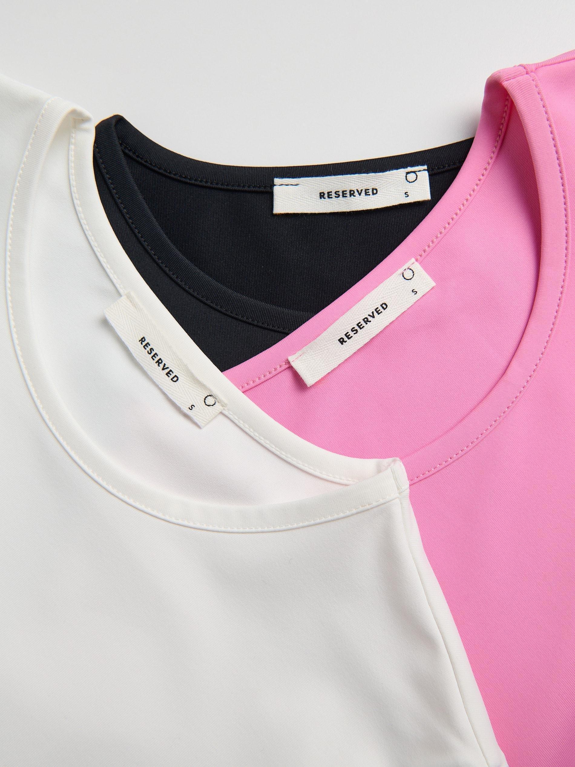 Pink Plain T-Shirt, Pink, large image number 5