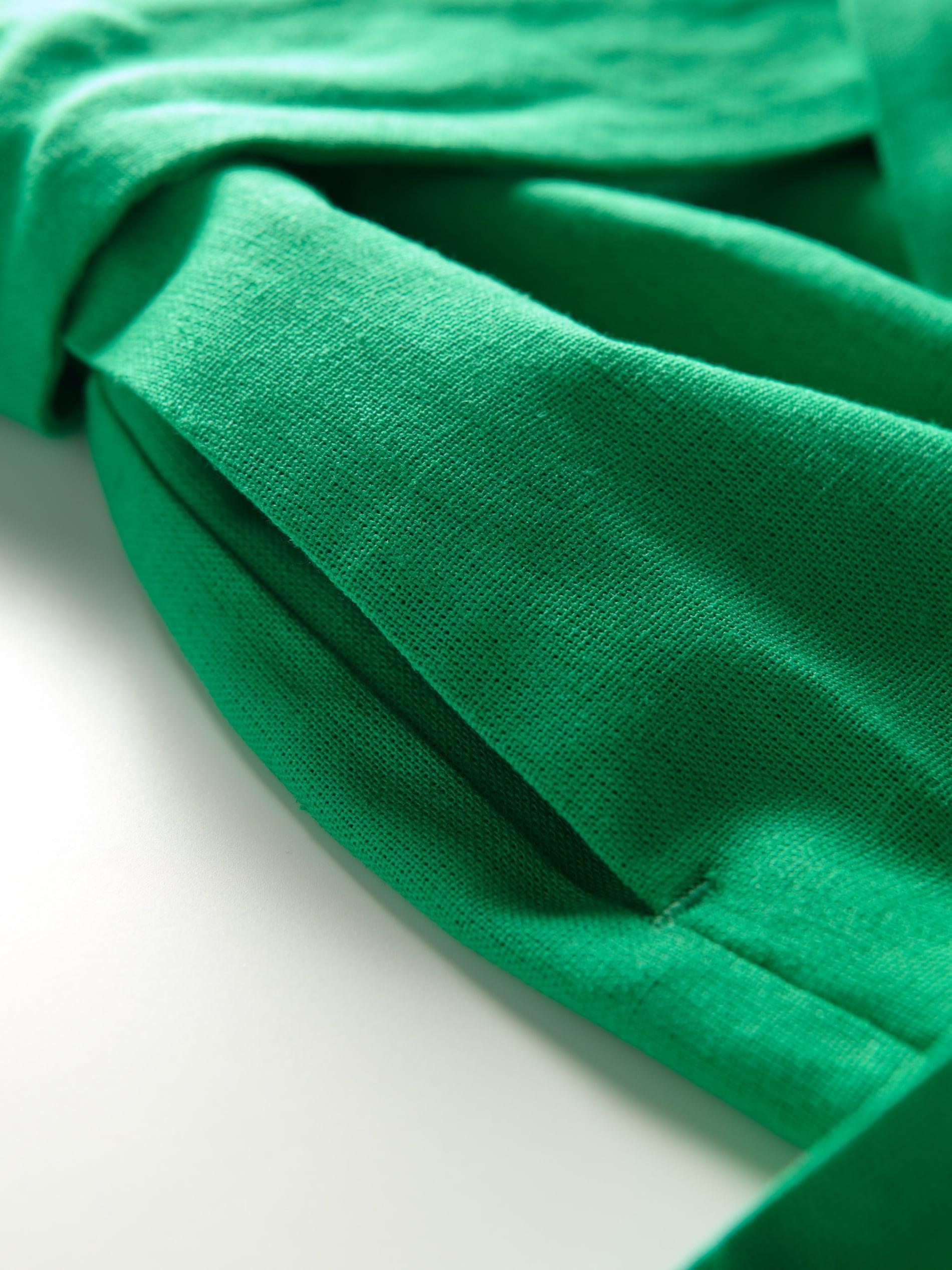 Green Viscose Rich Jumpsuit, , large image number 4