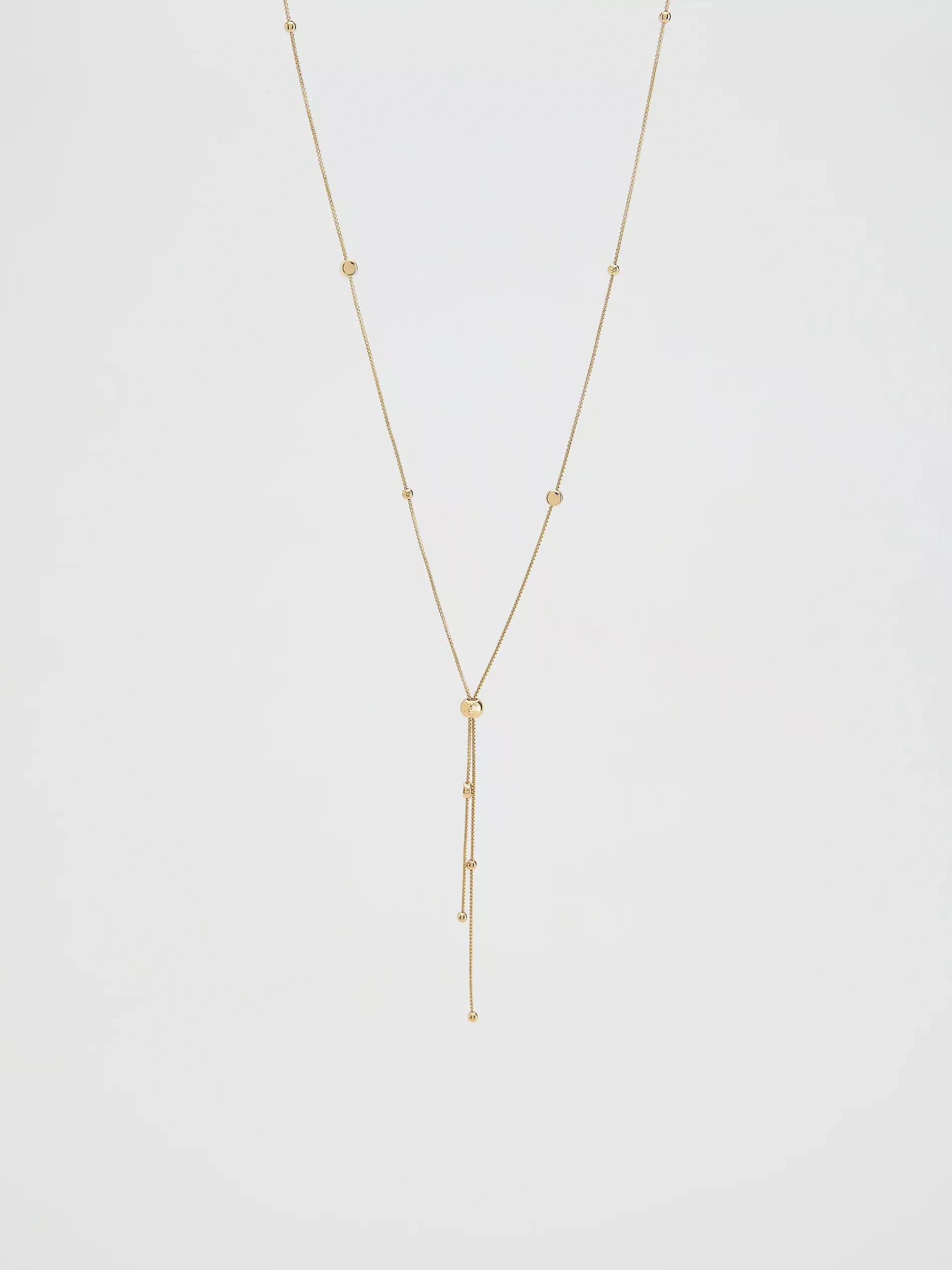 GOLDEN Necklace with pendant, Golden, large image number 0