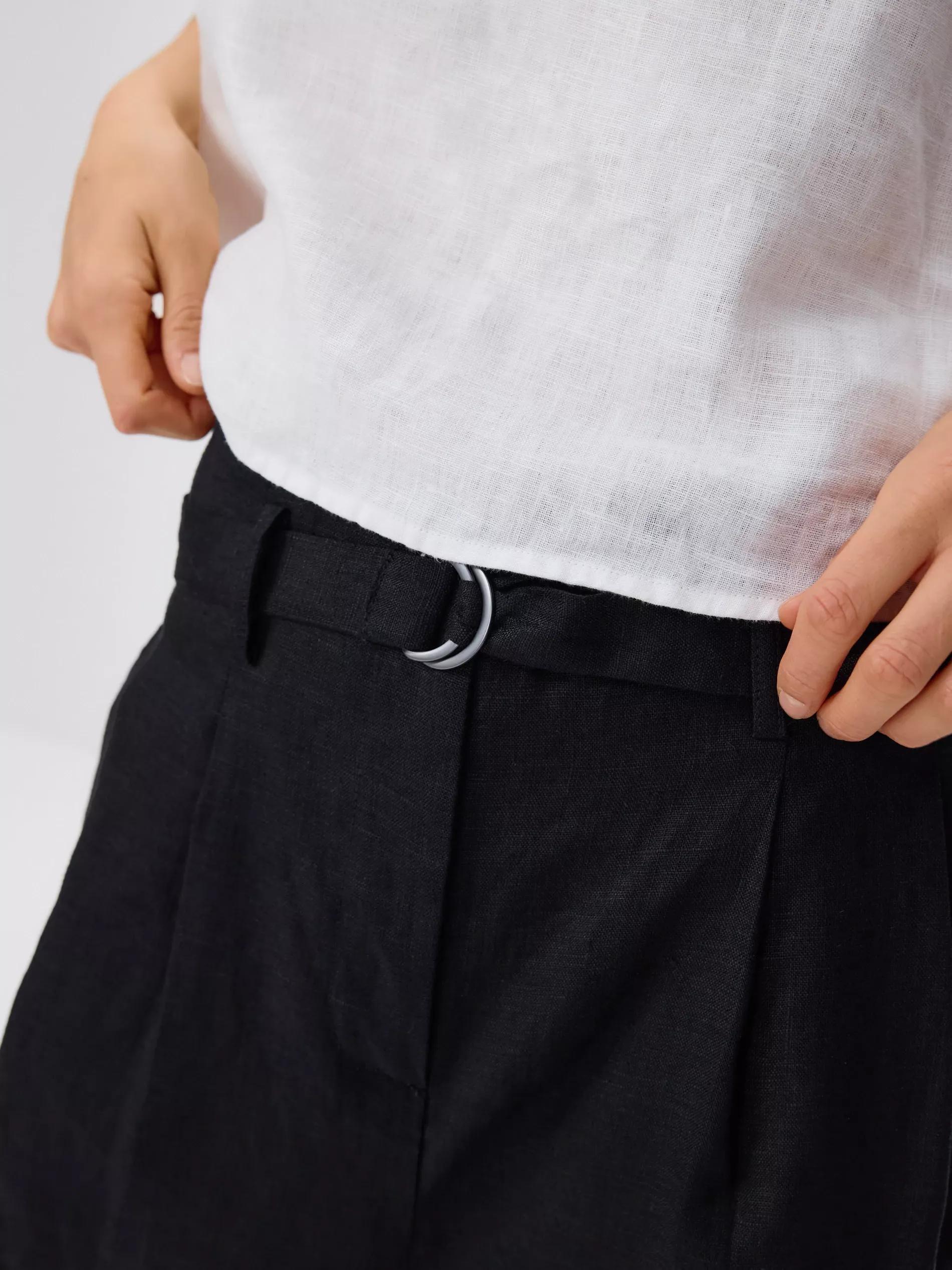 Black  Trousers & Belt, , large image number 5