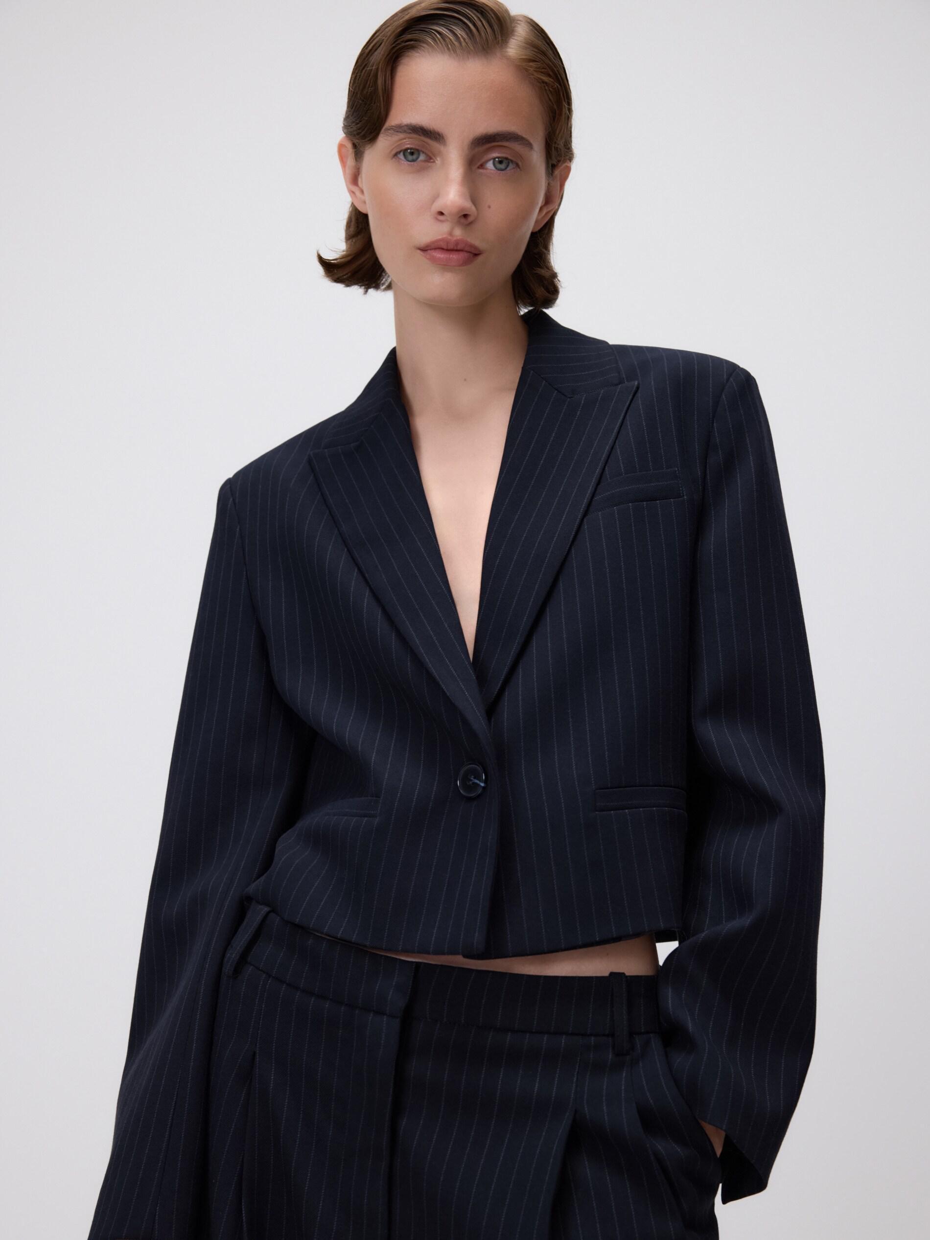 Multicolour Cropped Blazer, Multicolor, large image number 0