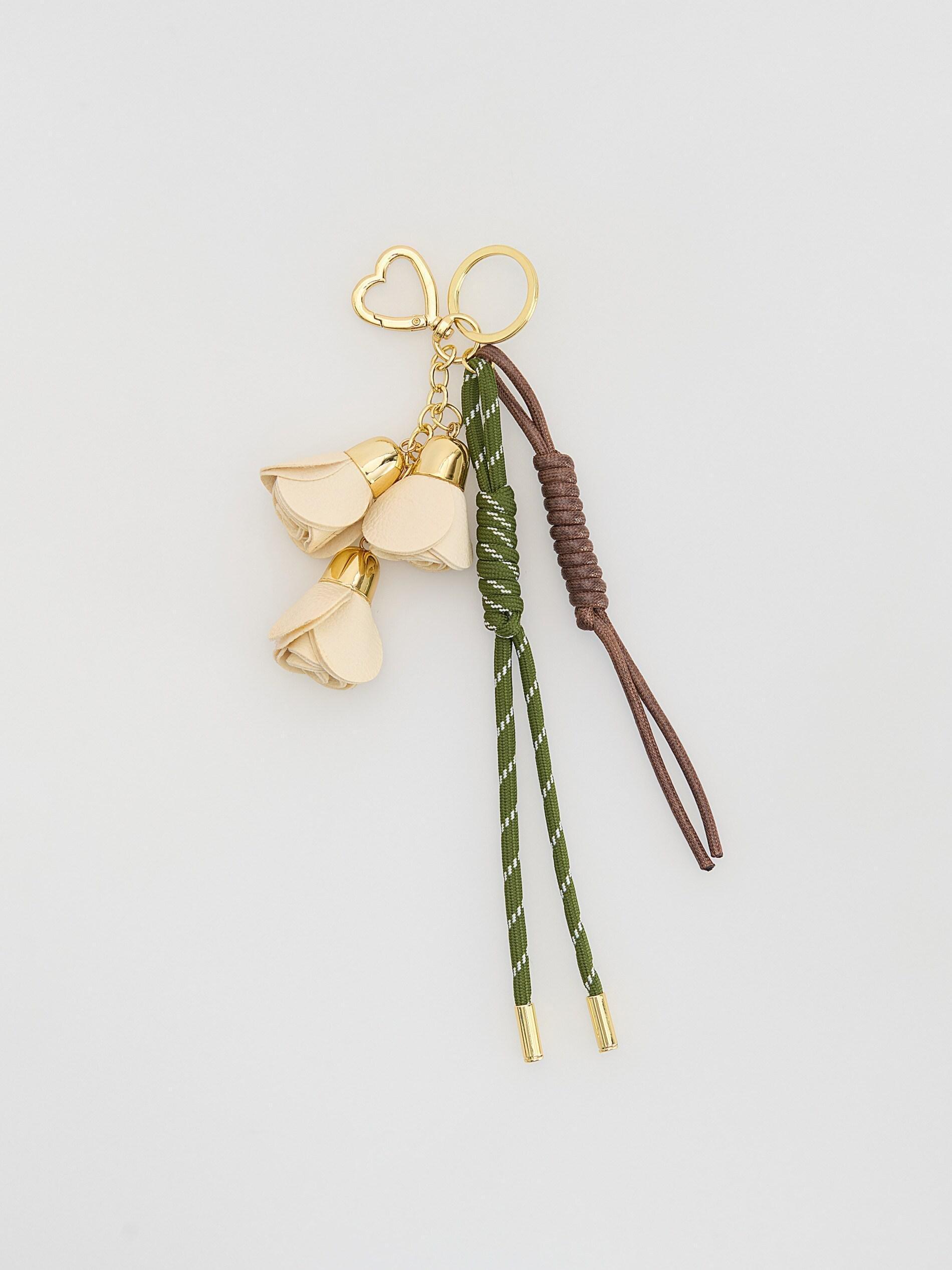 MULTICOLOR Key chain with pendants, Multicolor, large image number 0