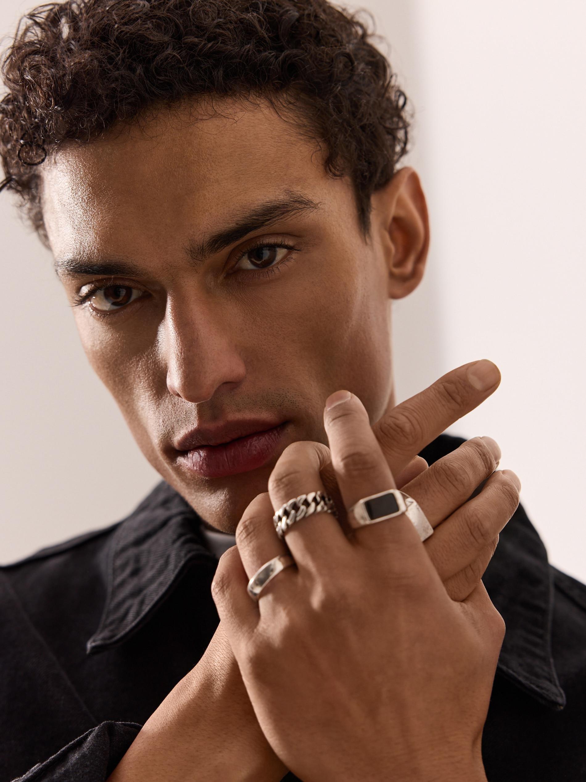 Silver Rings Set, Silver, large image number 0