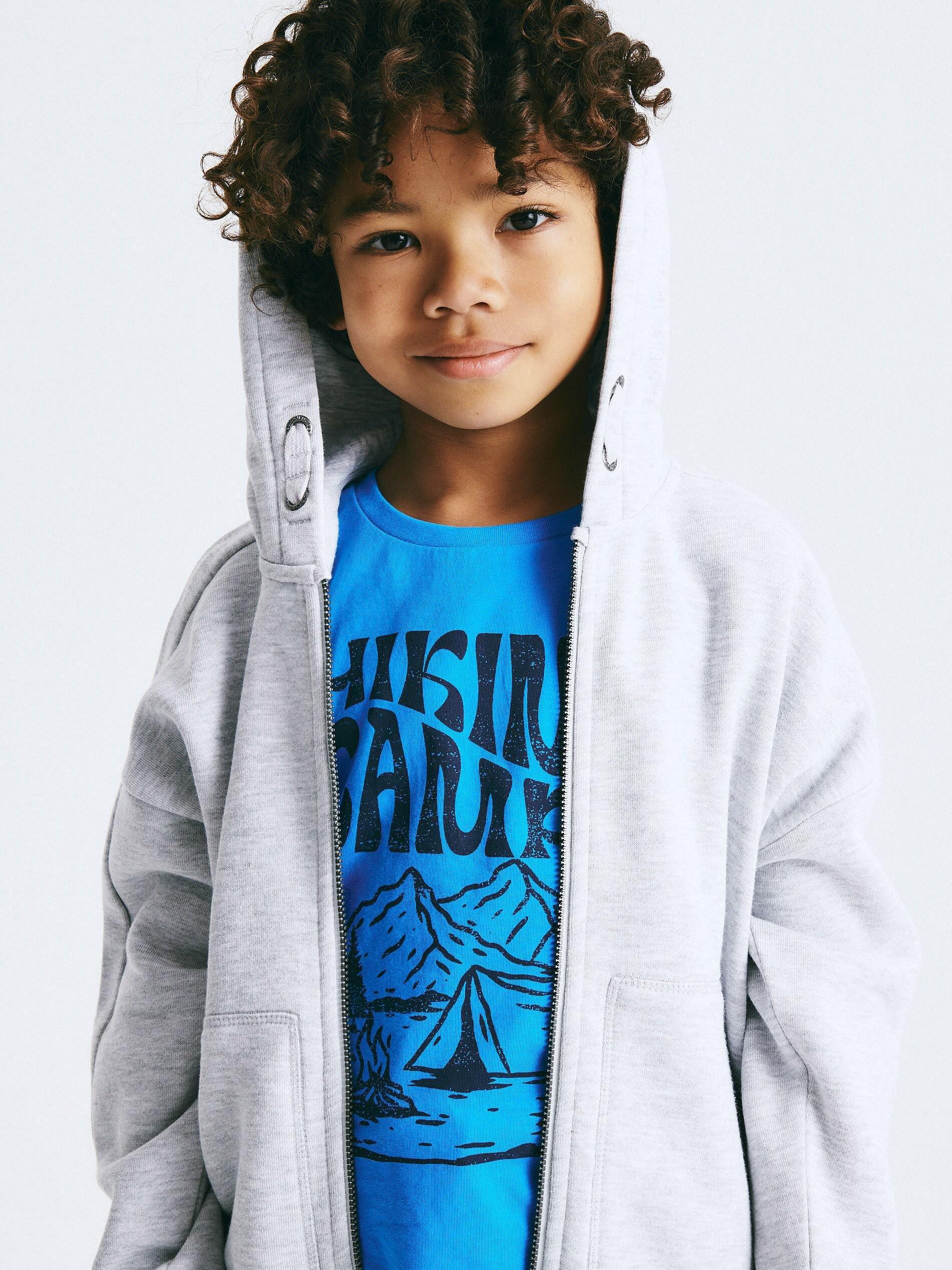 Grey Oversized Hoodie, , large image number 2